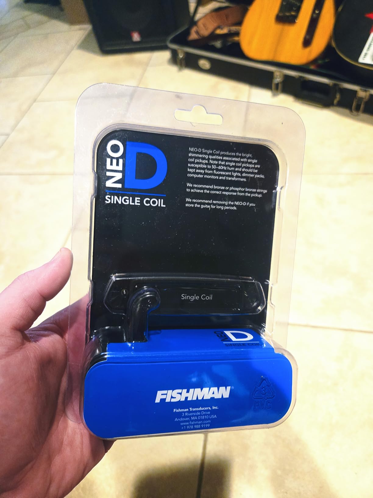 Fishman Neo D Single Coil Magnetic Soundhole Pickup,PRONEOD01 customer photo 1