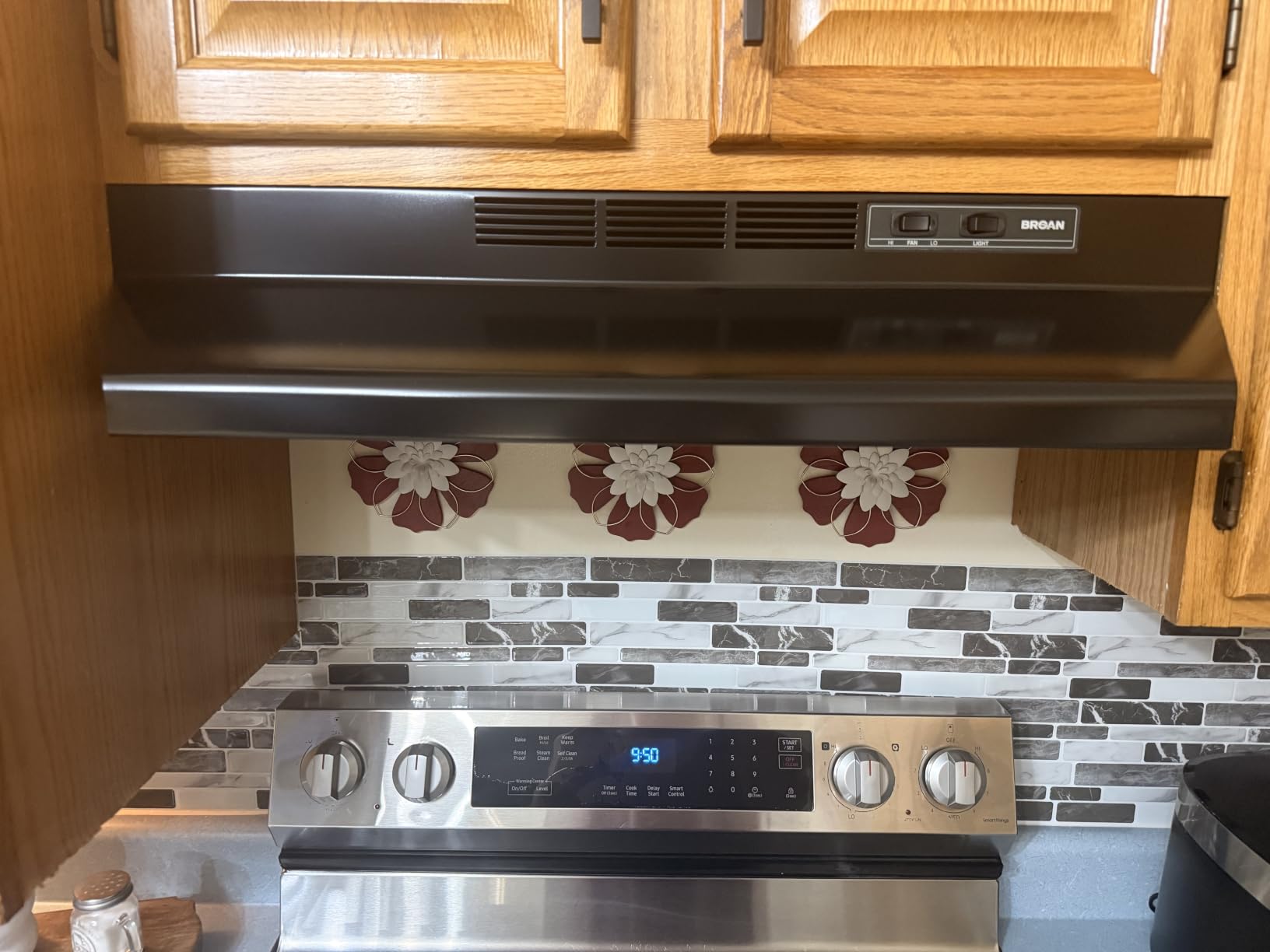 Broan-NuTone 413004 Non-Ducted Ductless Range Hood with Lights Exhaust Fan for Under Cabinet, 30-Inch, Stainless Steel customer photo 1