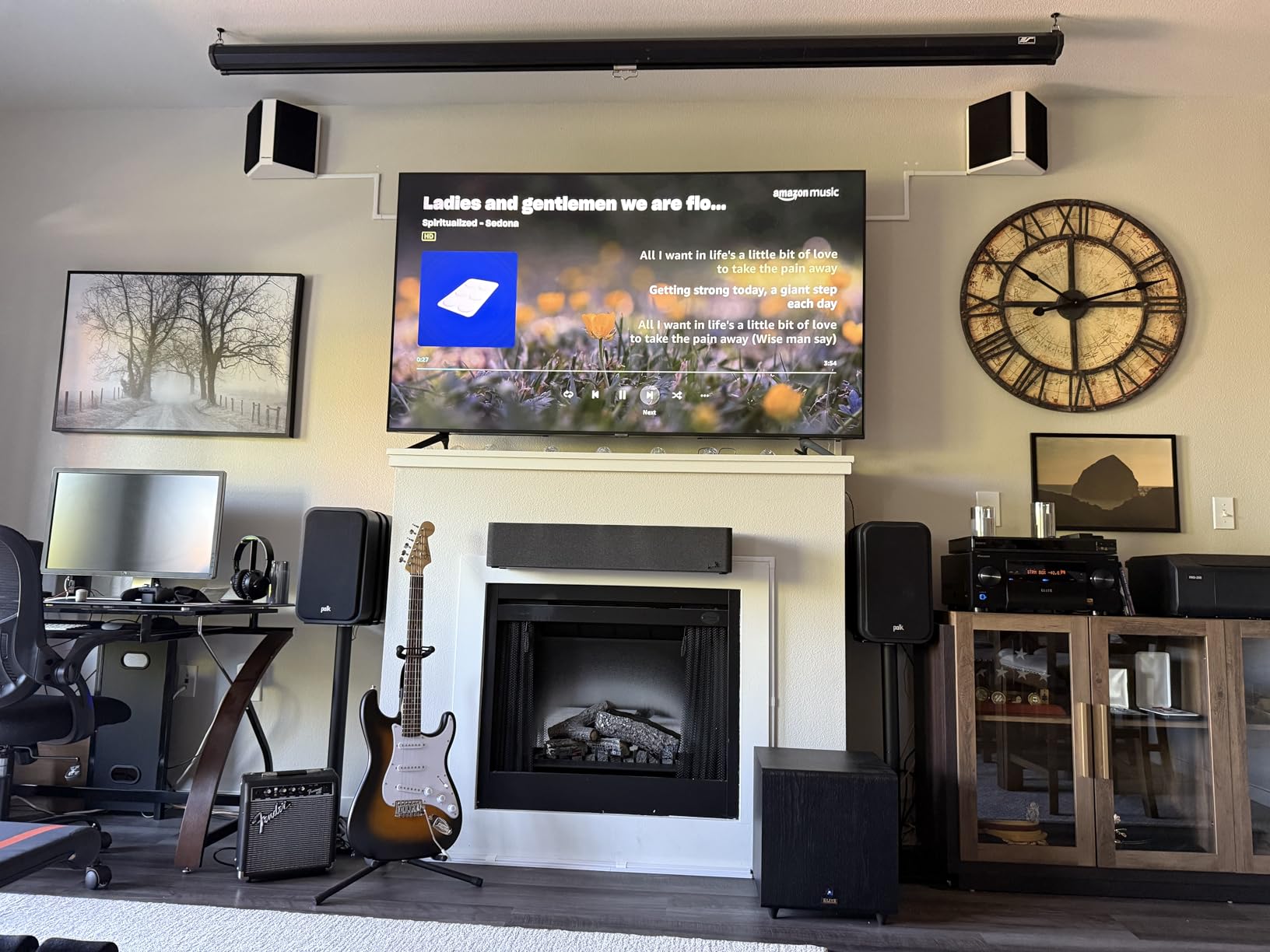 Fluance Elite High Definition 2-Way Bipolar Surround Speakers for Wide Dispersion Surround Sound in Home Theater Systems - Black Ash/Pair (SXBP2) customer photo 1