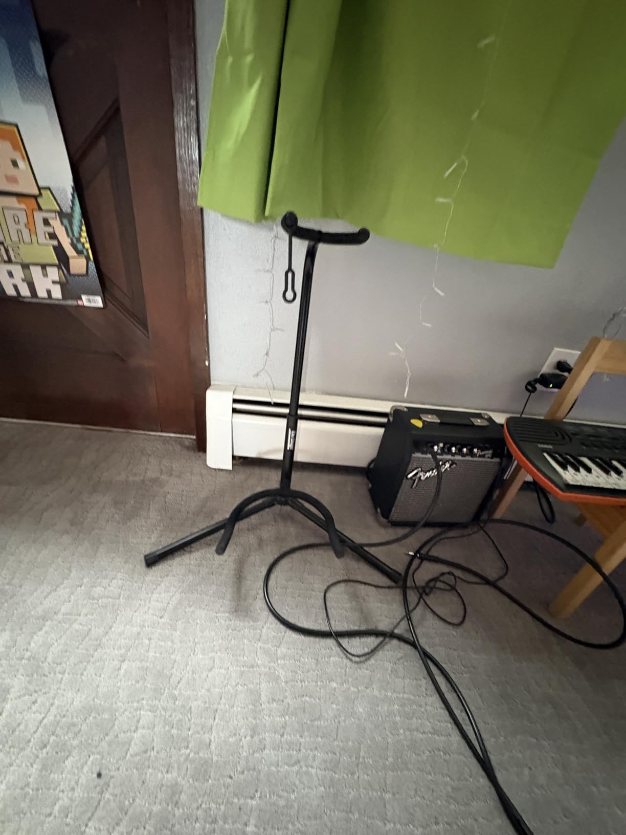 OnStage XCG4 Black Tripod Guitar Stand, Single customer photo 2
