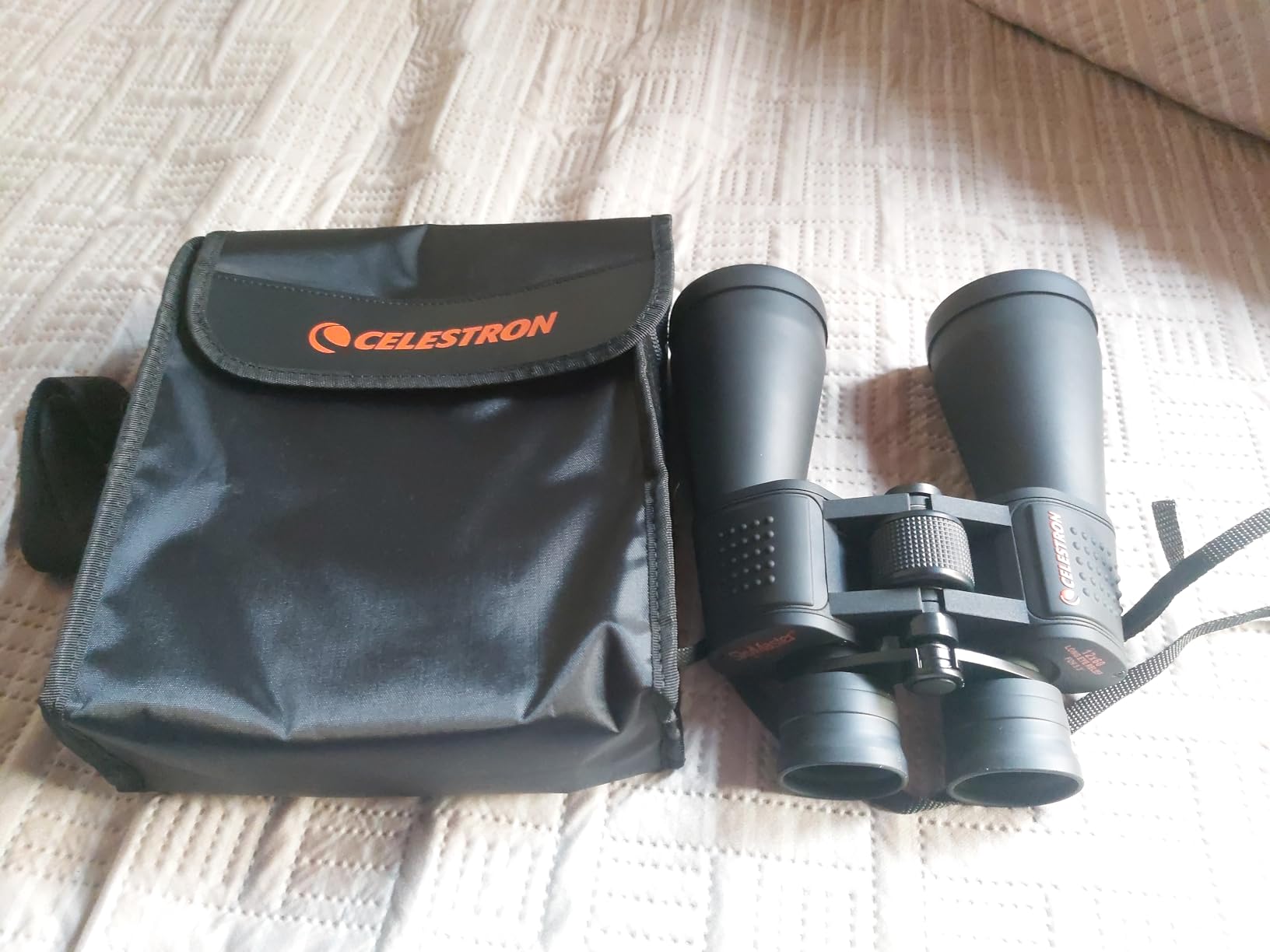 Celestron SkyMaster 12x60 Binoculars for Astronomy & Wide-Field Viewing | Wide-field Astronomy Binoculars, Multi-Coated BaK-4 Optics, Comfortable Handheld Viewing, Soft Carrying Case customer photo 1
