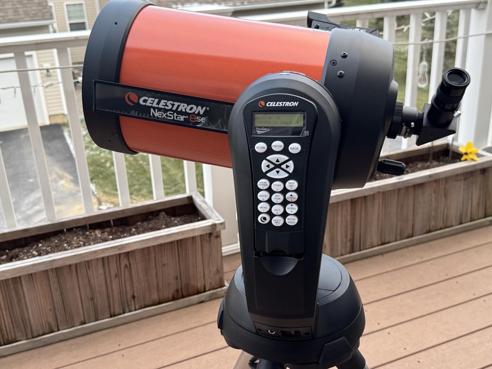 Celestron NexStar 8SE Computerized Telescope - Schmidt-Cassegrain | Fully Automated GoTo Mount with SkyAlign, Large 8 inch SCT Optics, Visual & Astroimaging Ready, Deep-Sky & Planets, 40k+ Objects customer photo 1