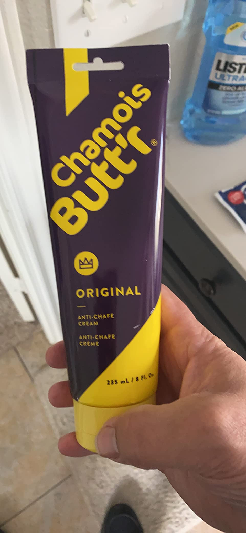 Chamois Butt'r Original Anti-Chafe Cream, 8 oz tube | For Cycling, Running & Active Lifestyles - Helps Prevent & Soothe Chafing, Non-Greasy, Easy Rinse, Skin-Friendly Formula customer photo 2