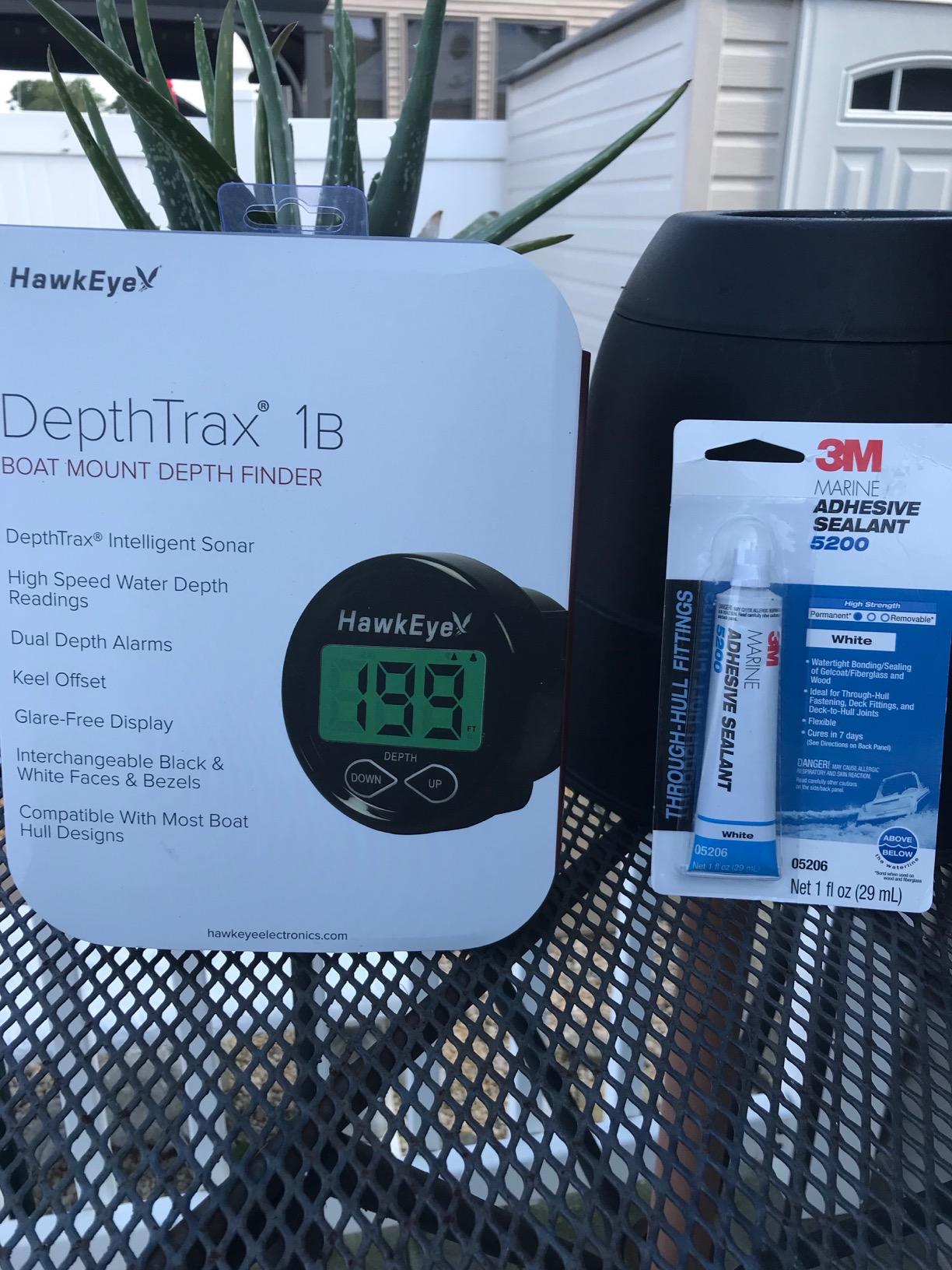DepthTrax 2B Boat Mount in Dash Digital Depth Finder customer photo 2