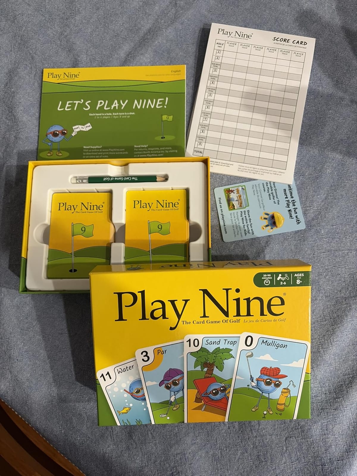 Play Nine The Card Game of Golf, Ages 8 and Up, Couples Date Night Gift, Game Night Favorite, 15 Min Gameplay, Family Friendly Card Game for Kids, Teens & Adults, Great Golf Gift customer photo 1