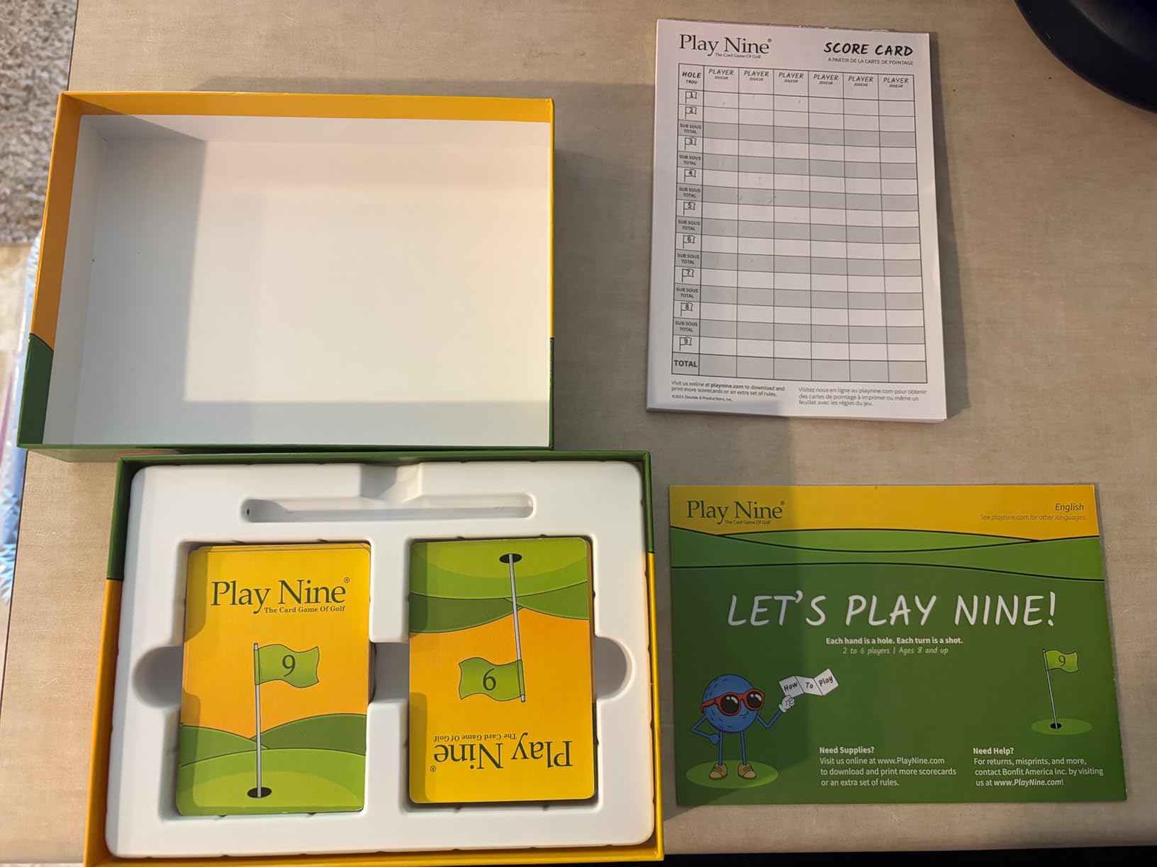 Play Nine The Card Game of Golf, Ages 8 and Up, Couples Date Night Gift, Game Night Favorite, 15 Min Gameplay, Family Friendly Card Game for Kids, Teens & Adults, Great Golf Gift customer photo 2