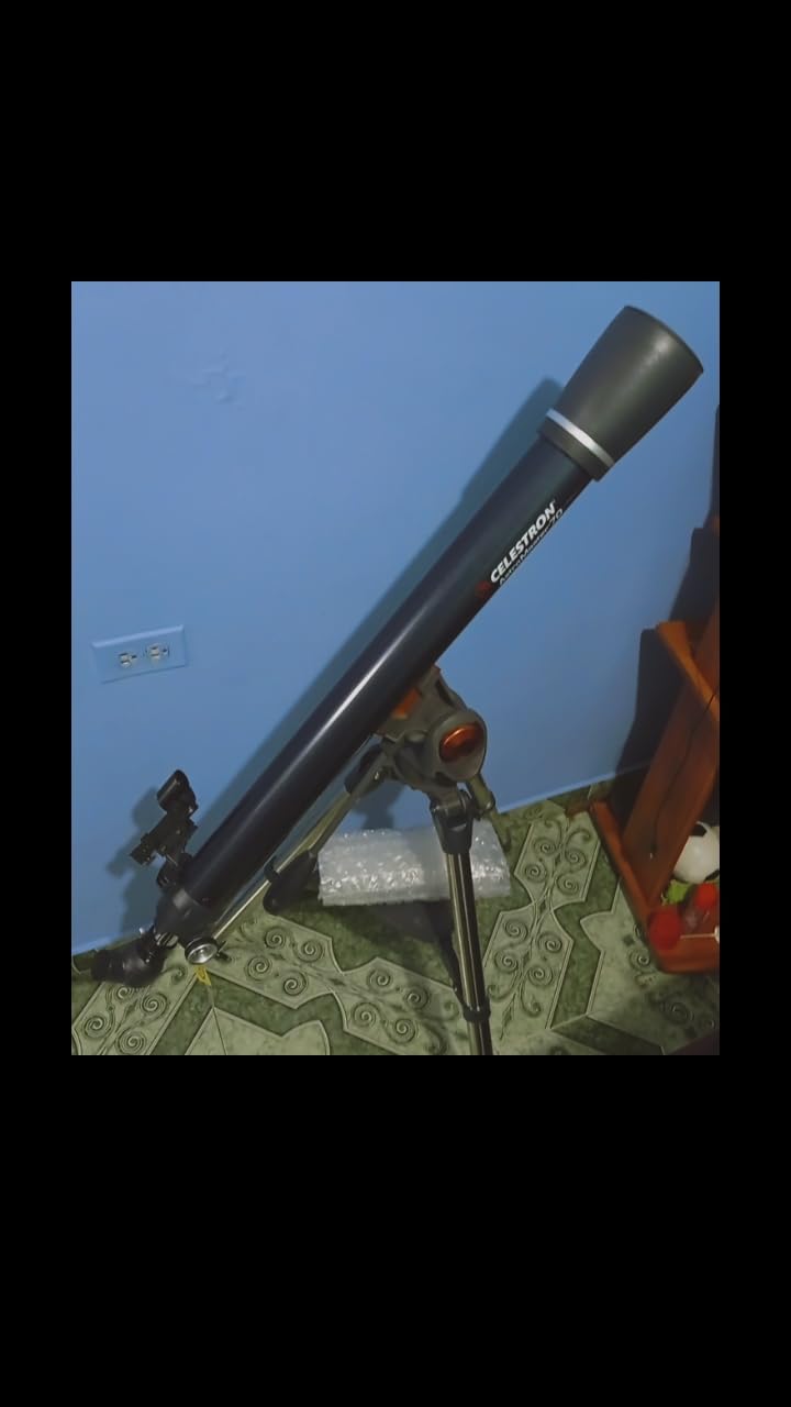 Celestron AstroMaster 70AZ Refractor Telescope for Moon & Planet Viewing | Fully Coated Glass Optics, Crisp Moon & Planetary Views, Alt-Azimuth Mount with Easy Manual Controls, Beginner Friendly customer photo 1