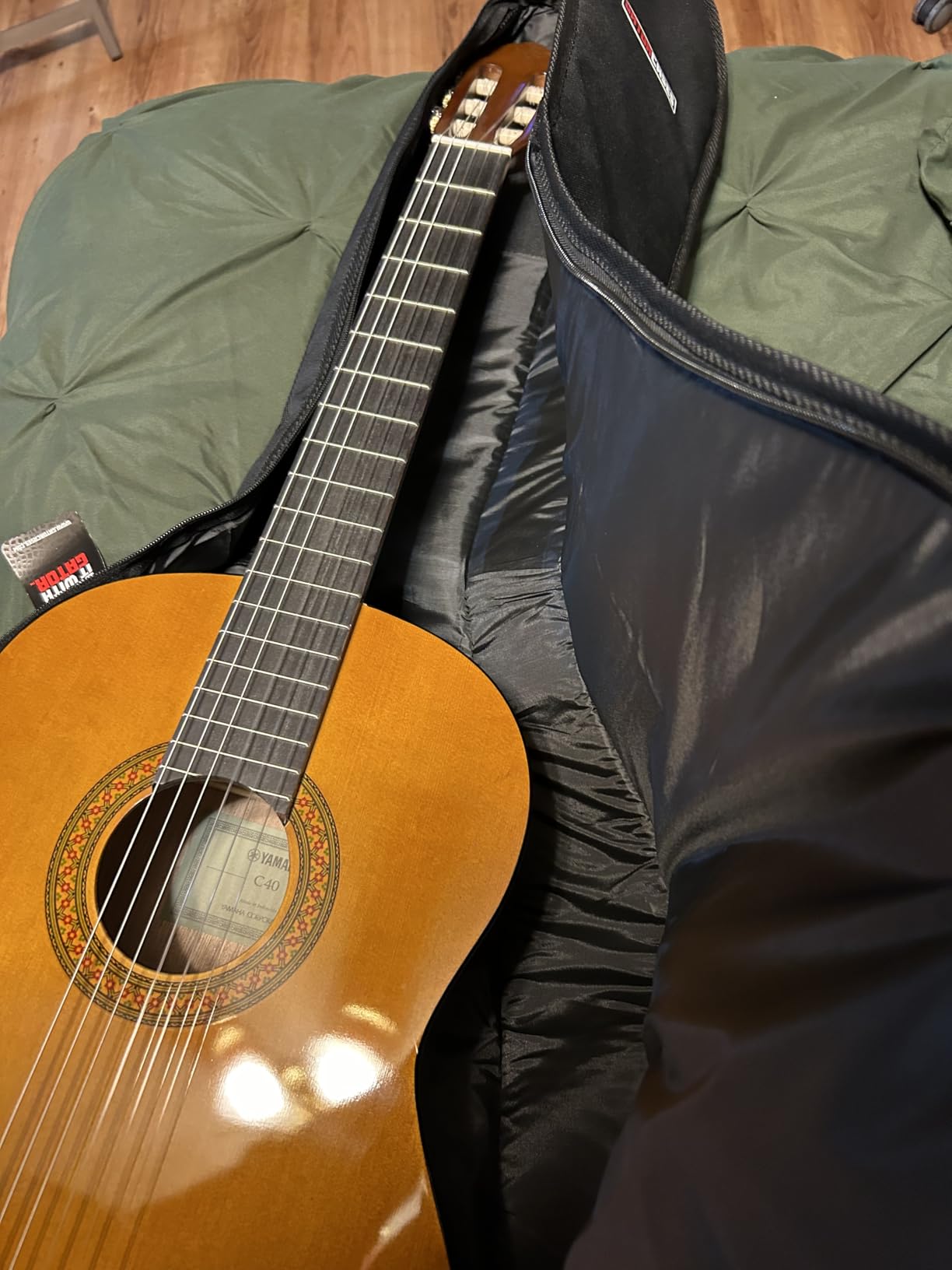 Gator Cases Foam Padded Acoustic Guitar Gig Bag, Fits Dreadnought Style Acoustic Guitars up to 41.9