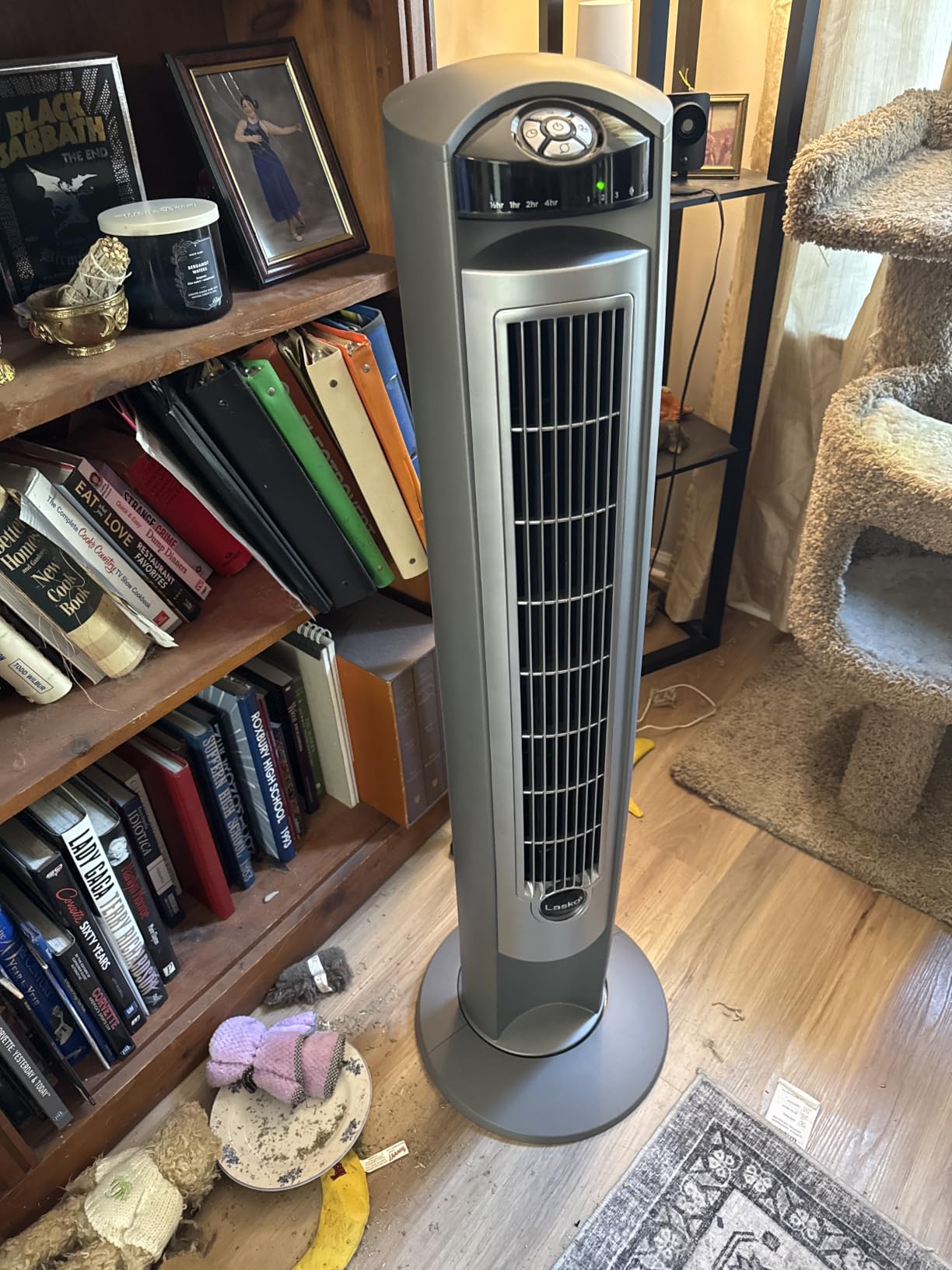 Lasko Oscillating Tower Fan with Remote - 42