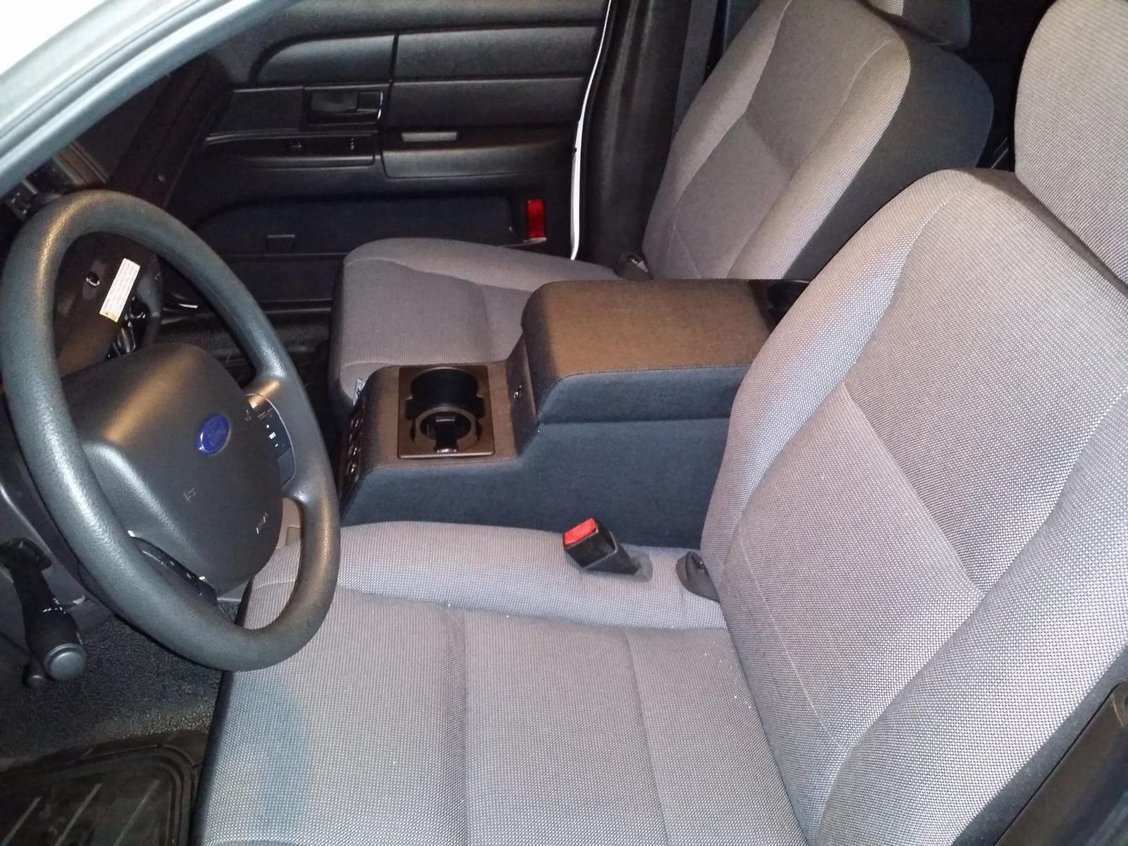 RAMPAGE PRODUCTS Locking Center Console for Jeep CJ/Wrangler YJ | Grey Denim | 31511 | Fits 1976-1983 Jeep CJ5 / 1976-1986 Jeep CJ7 / 1987-1995 Wrangler YJ customer photo 2
