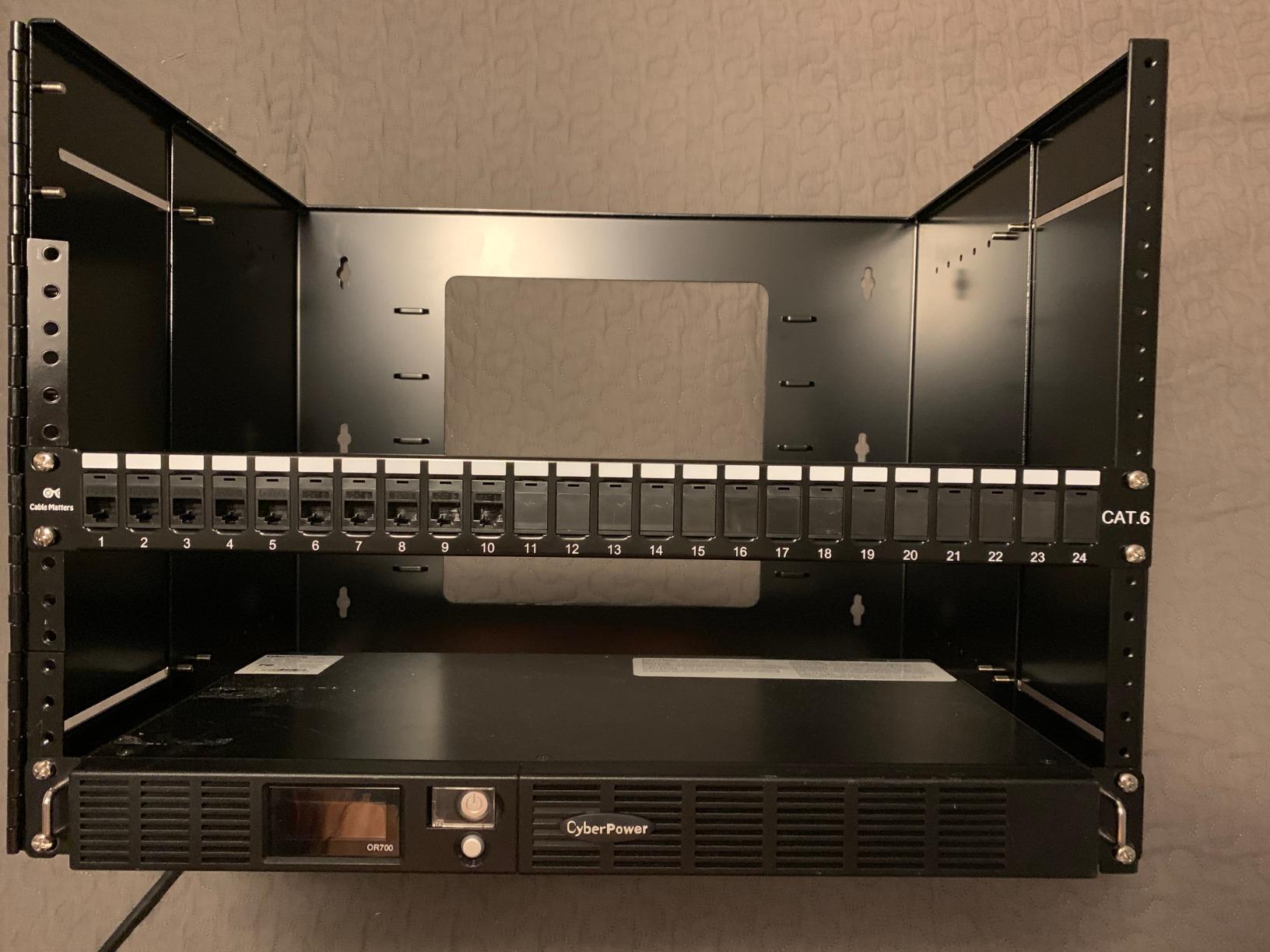 CyberPower OR700LCDRM1U Smart App LCD UPS Battery Backup | 700VA/400W, 6 Outlets, AVR, 1U Rackmount, UL Certified customer photo 2