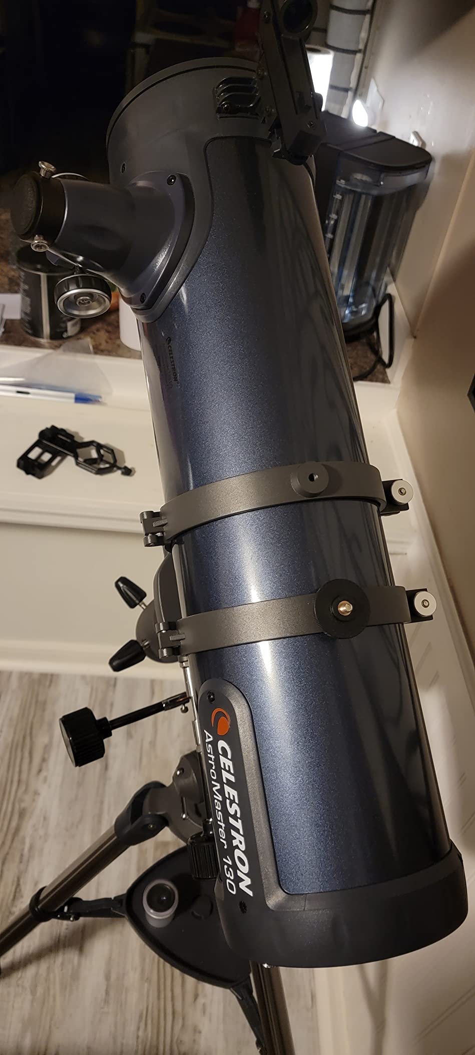 Celestron AstroMaster 130EQ-MD Telescope with Motorized Tracking | Perfect Telescope for Beginners, Motorized Star Tracking, German Equatorial Mount with Easy Manual Controls, No-Tool Setup customer photo 1