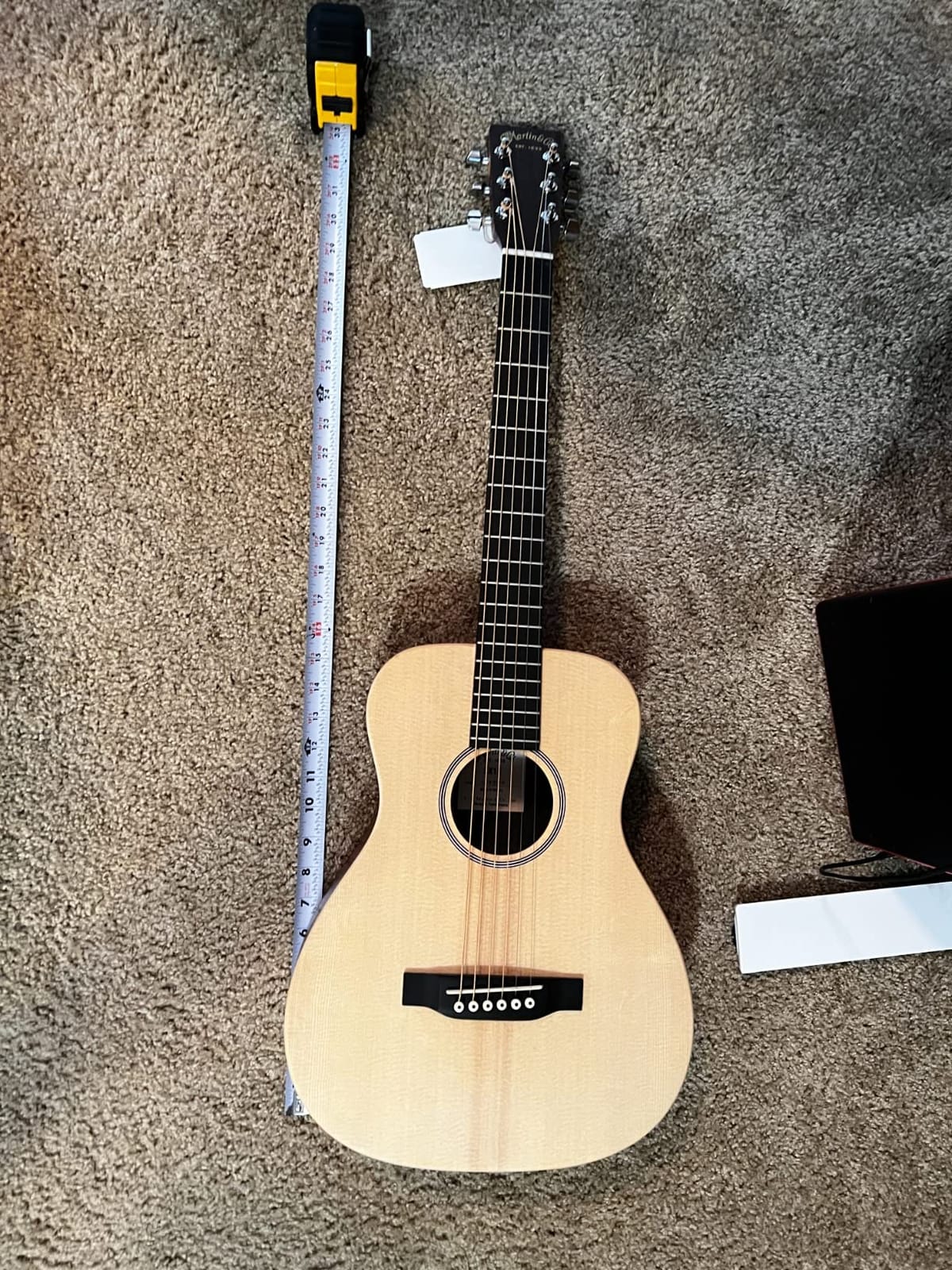 Martin LX1E Little Martin Solid Sitka Spruce/Mahogany HPL Acoustic/Electric w/Gig Bag customer photo 2