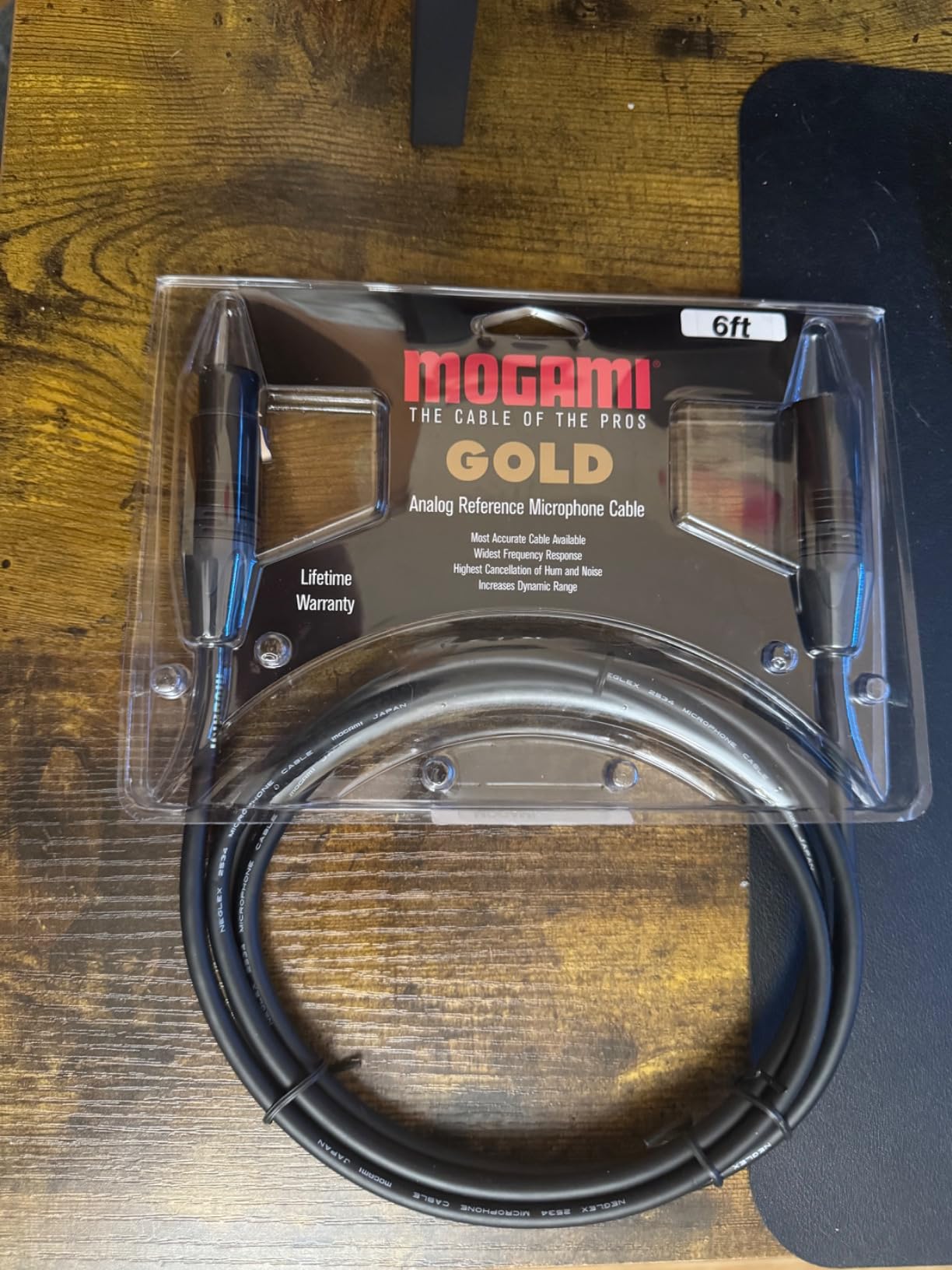Mogami Gold Studio 02 XLR to XLR Quad Conductor Patch Cable 2 feet with Gold Contacts, XLRM-XLRF Connectors, Pro Audio Noise-Free customer photo 2