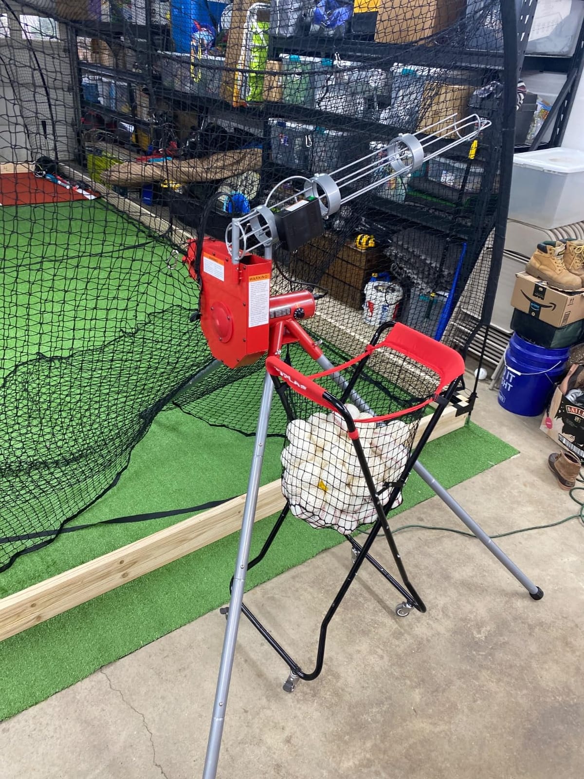 Heater Sports Heavy-Duty Baseball Pitching Machine W/Bonus Ball Feeder - Accurate & Adjustable Pitching Machine for Kids, Teens, and Adults customer photo 1
