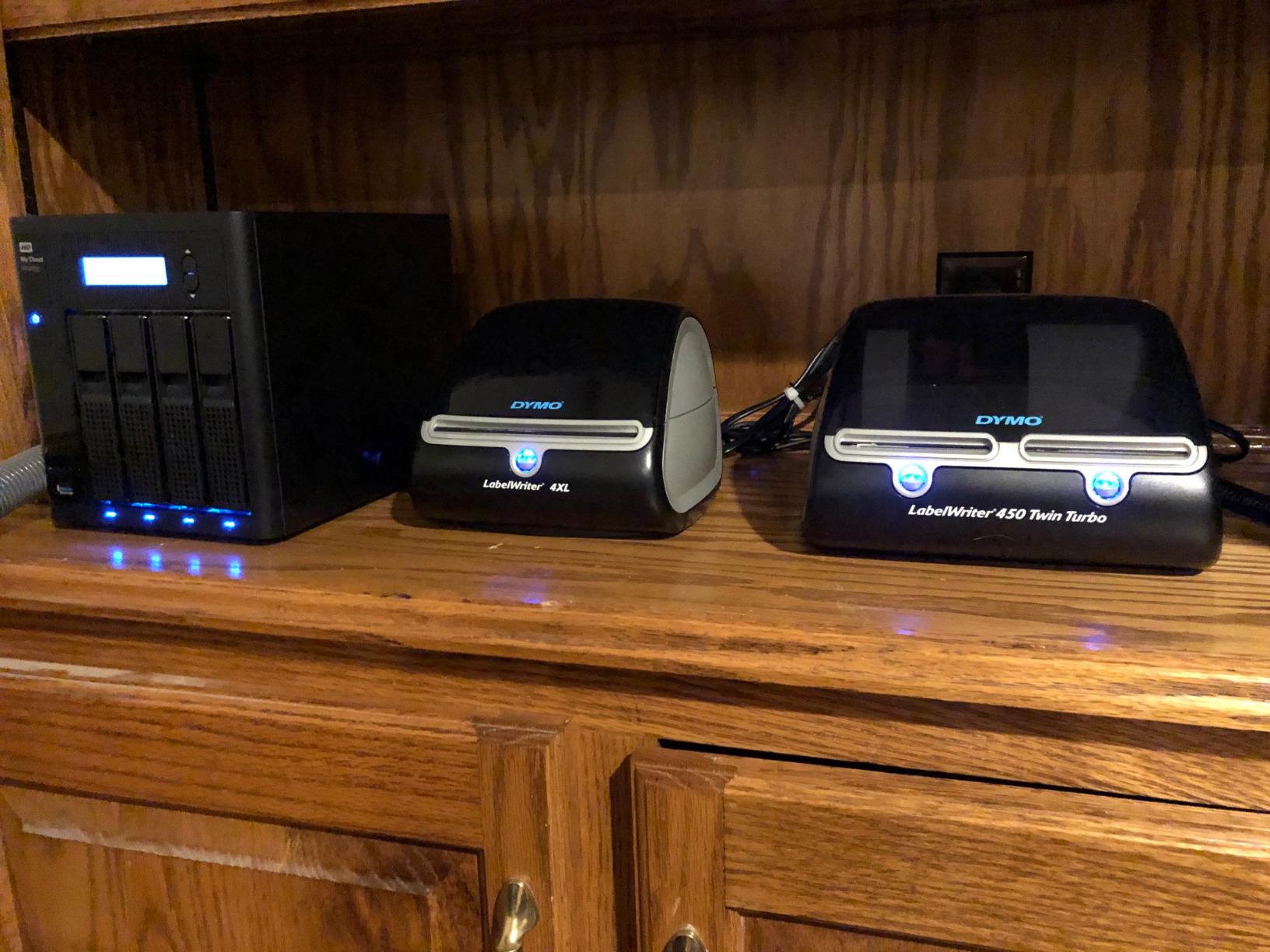 DYMO LabelWriter 450 Twin Turbo Direct Thermal Printer - Fast Printing, Home & Office Organization, Great for Labeling, Filing, Shipping, Mailing, Barcodes, and More customer photo 1