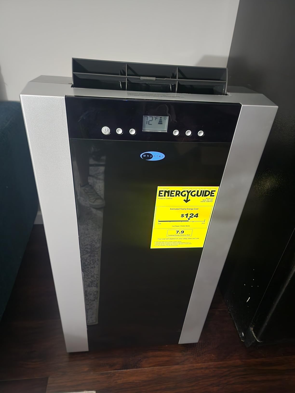 Whynter Portable Air Conditioner 14,000 BTU Dual Hose 500 Sq Ft ARC-14S | Built In Dehumidifier with Auto Drain, Cool, Dehumidify and Fan Modes, Cools and Dehumidifies Rooms with Easy Setup customer photo 1