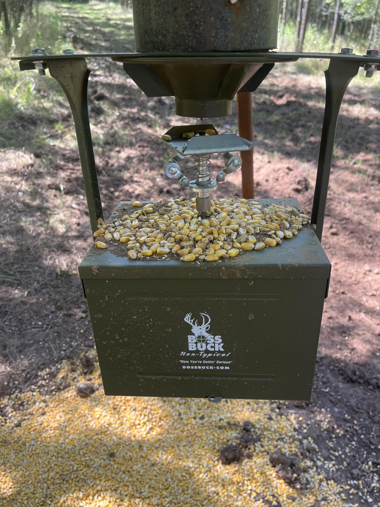 BOSS BUCK 12V Auto Large Feed Kit | Hunting Versatile Automatic Durable Steel Control Box with Digital Timer & Motor for Deer Game Feeder customer photo 2