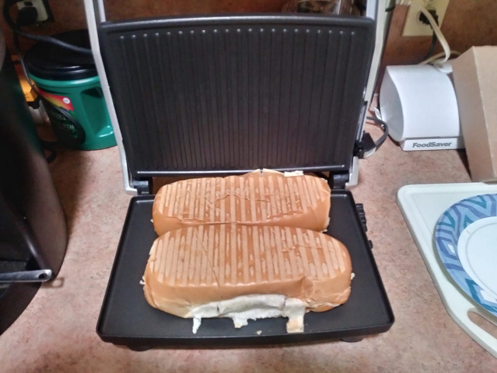Breville BSG520XL Panini Duo Sandwich Maker, Brushed Stainless Steel, Nonstick Press for Restaurant-Style Grill Marks, 2 Slice customer photo 2