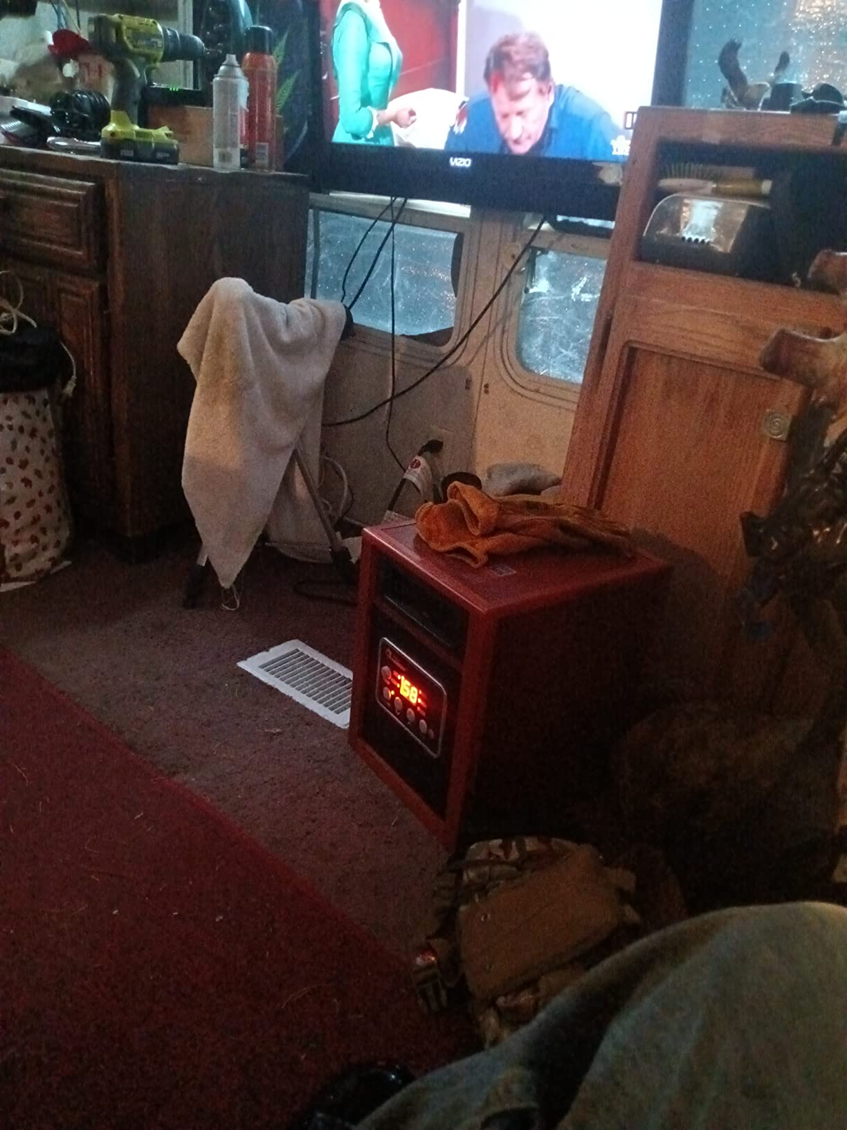 Dr Infrared Heater DR-968 Portable Space Heater, 1500-Watt, Cherry customer photo 2