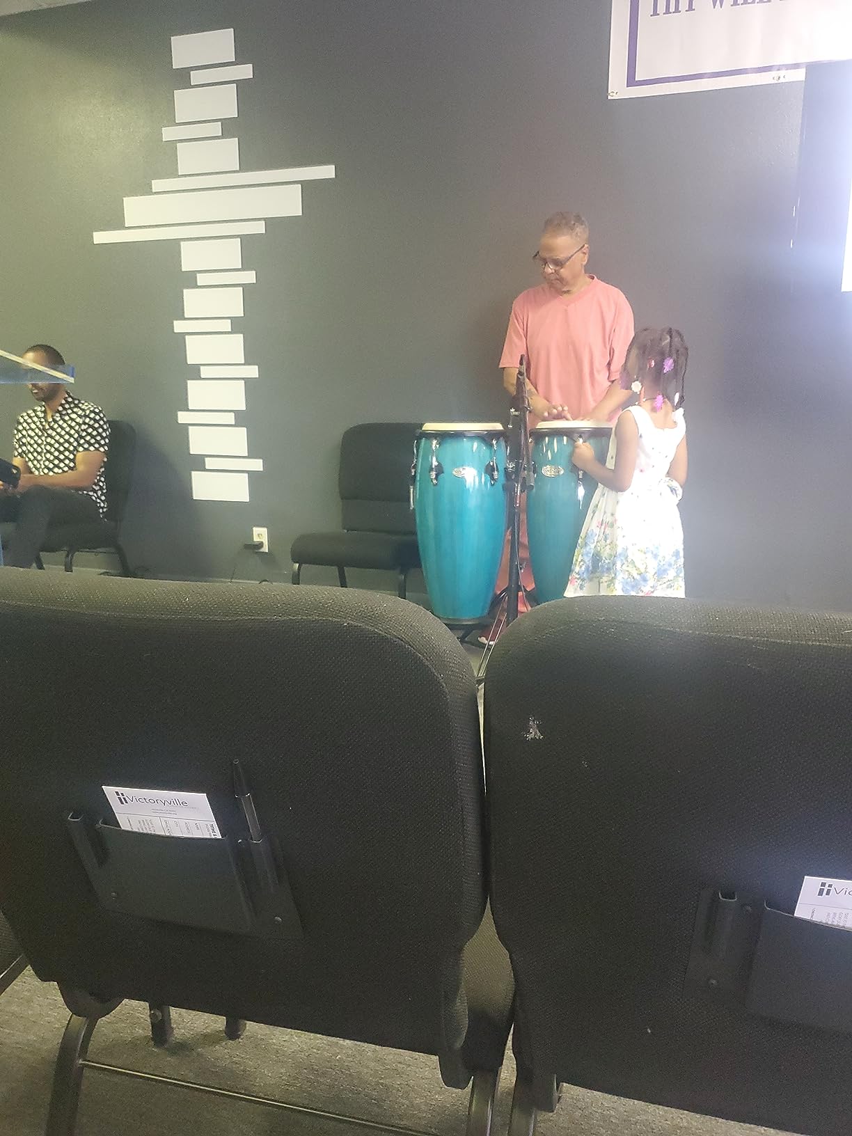 Toca 2300BB Conga Drum, Bahama Blue customer photo 1