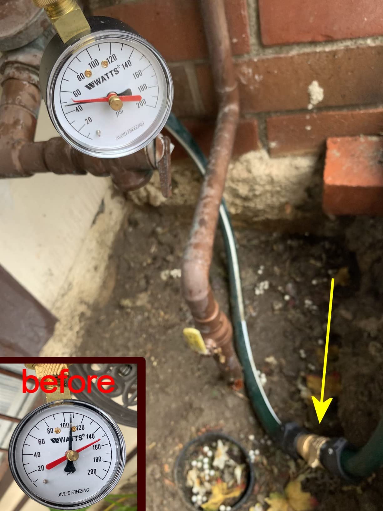 Camco Brass Marine/RV Water Pressure Regulator - Drinking Water Safe | Protects RV Kitchen Small Appliances, Plumbing & Hoses - Reduces RV Water Pressure to Safe & Consistent 40-50 PSI (40055) customer photo 2