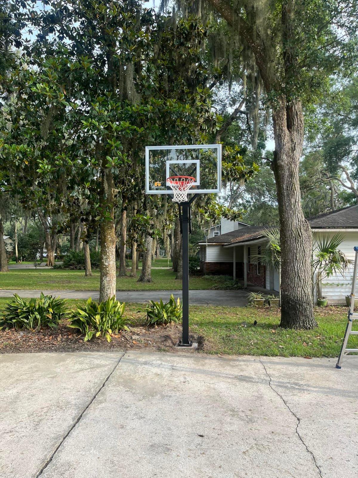 Goalrilla GS54 In Ground Basketball Hoop with Adjustable Height Backboard and Pro-Style, Breakaway Rim customer photo 2