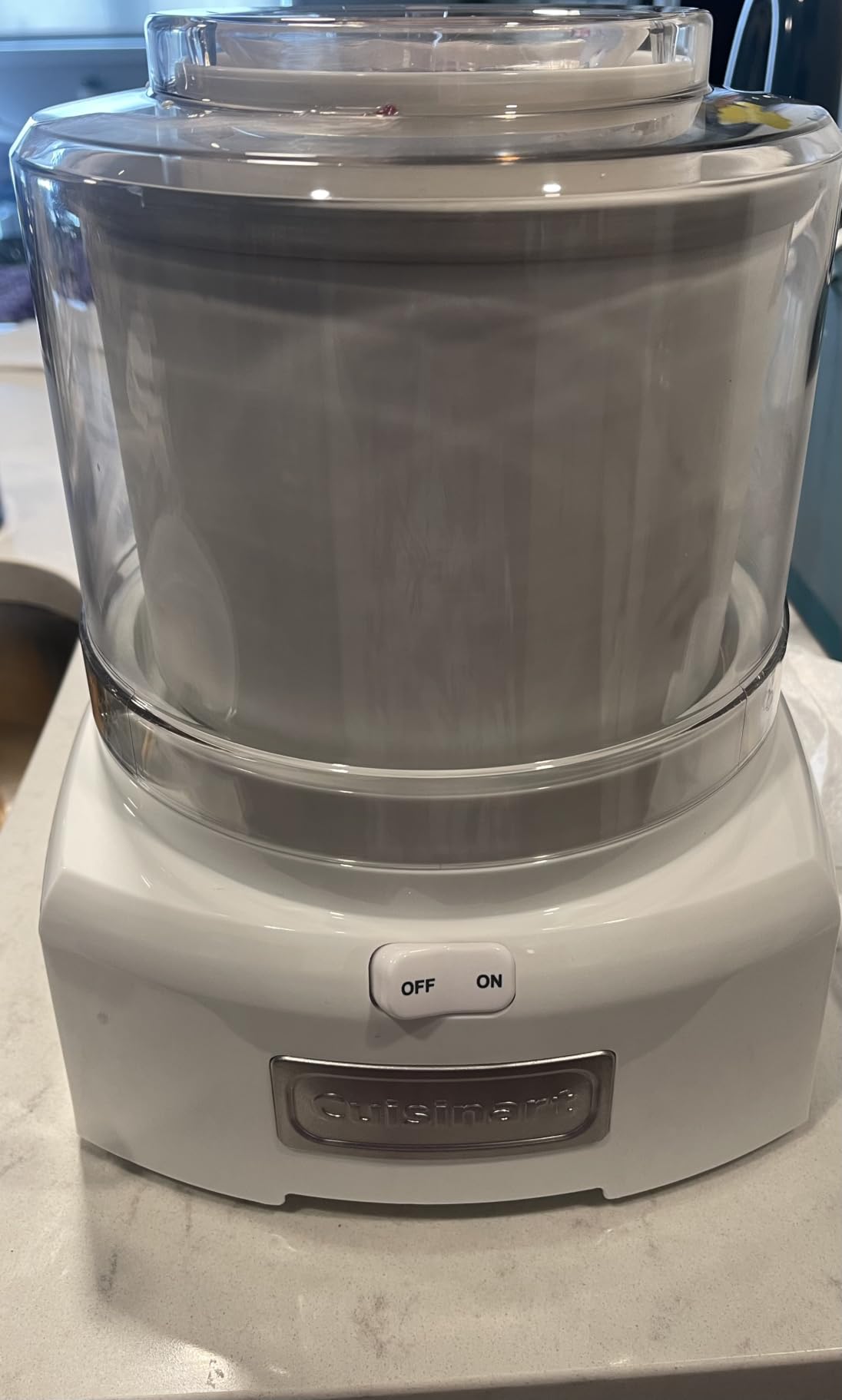 Cuisinart Ice Cream Maker Machine, Ready in 20, 1.5 qt Freezer Bowl | Ice cream maker, frozen yogurt machine & sorbet maker, includes double-insulated freezer bowl & easy-lock lid, ICE-21P1ES customer photo 2