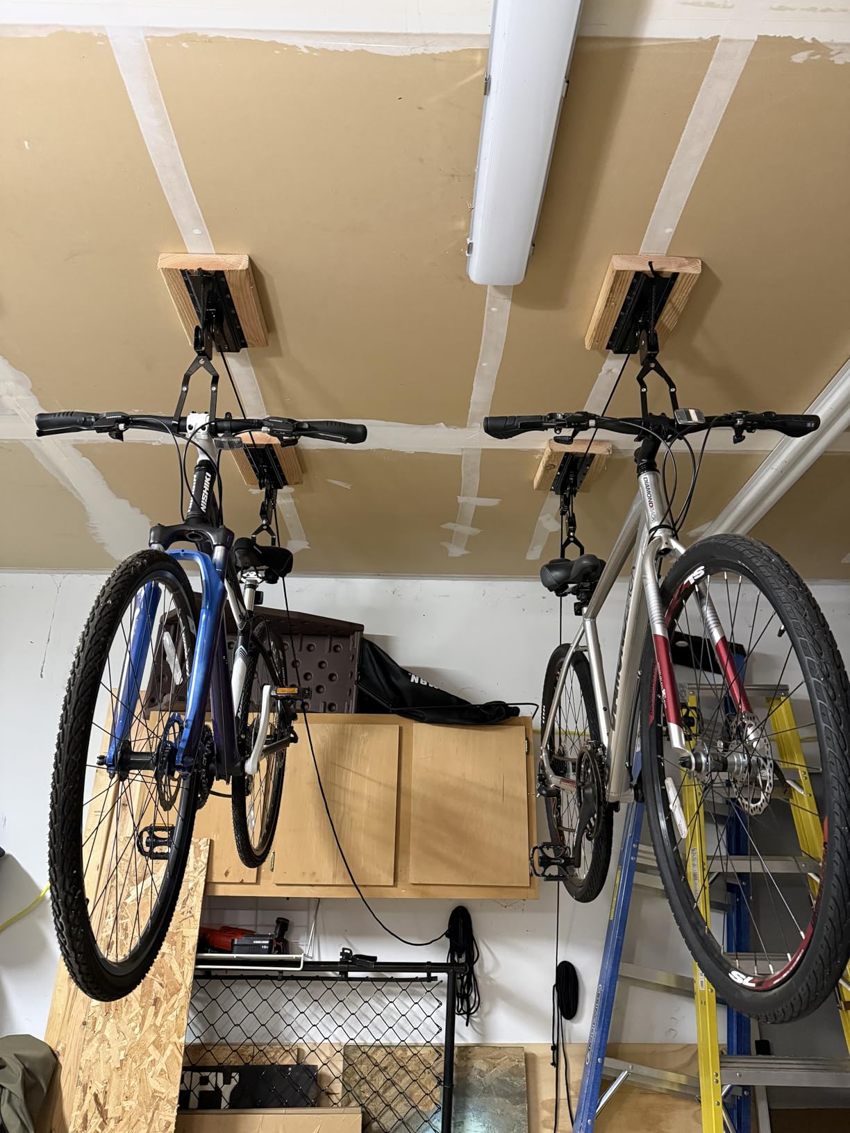 RAD Sportz Bicycle Hoist 2-Pack Quality Garage Storage Bike Lift with 100 lb Capacity Even Works as Ladder Lift Premium Quality customer photo 2