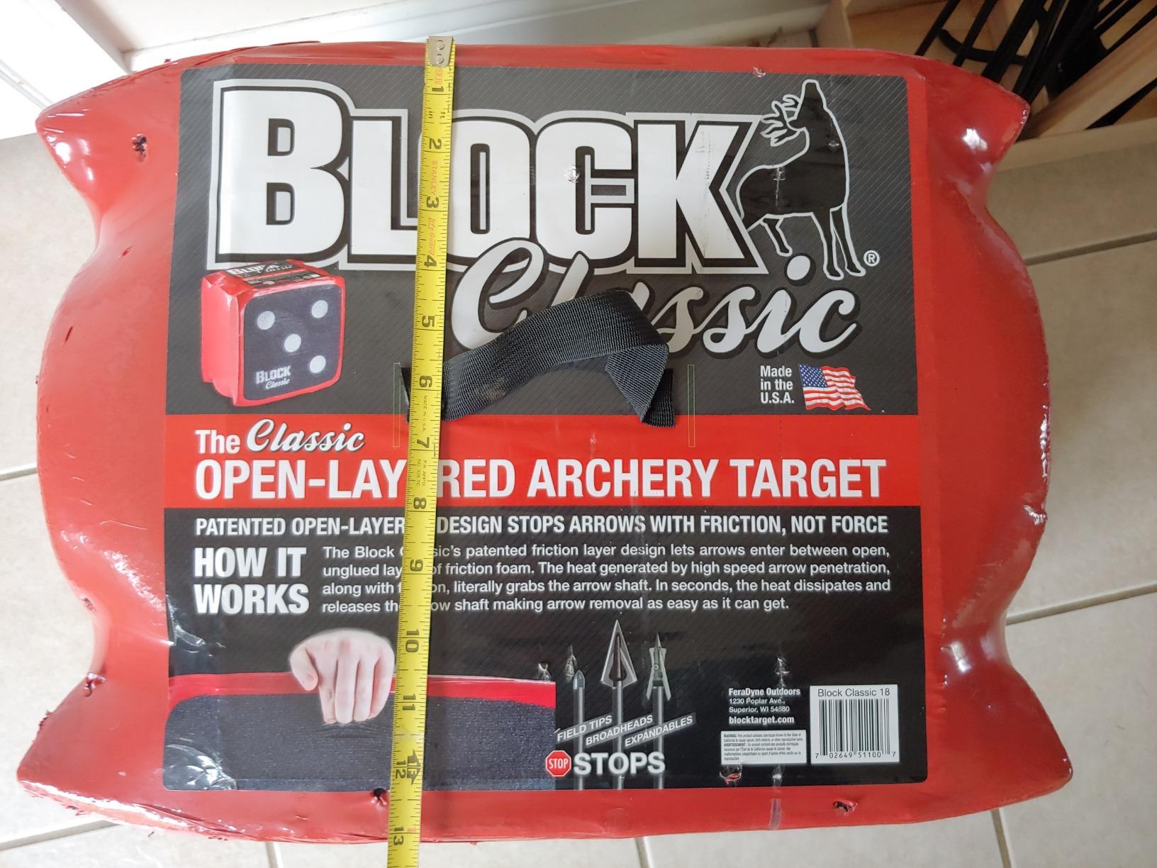 BLOCK Classic Layered Foam Archery Target, 18