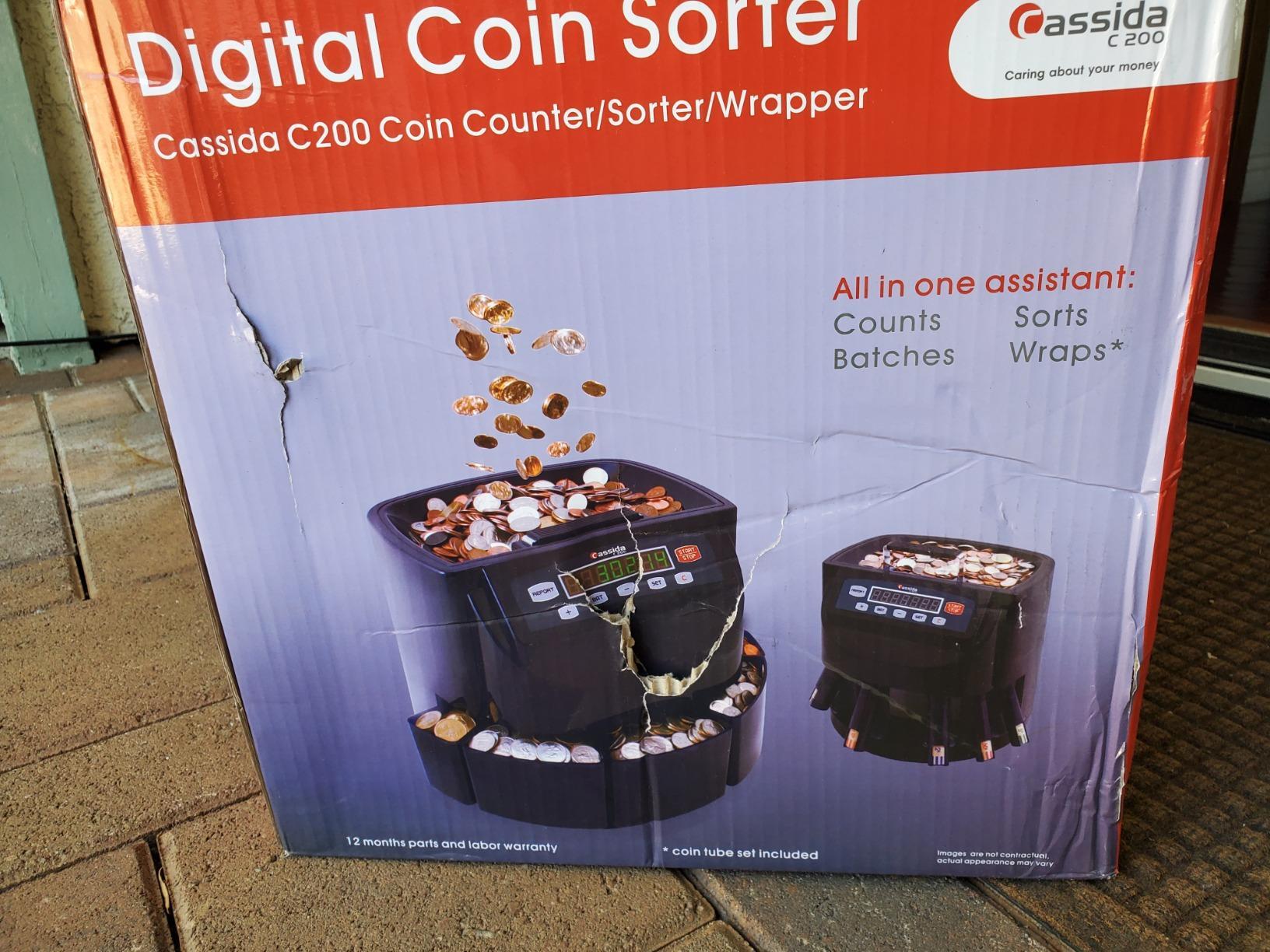 Cassida C200 Coin Sorter, Counter and Roller customer photo 2