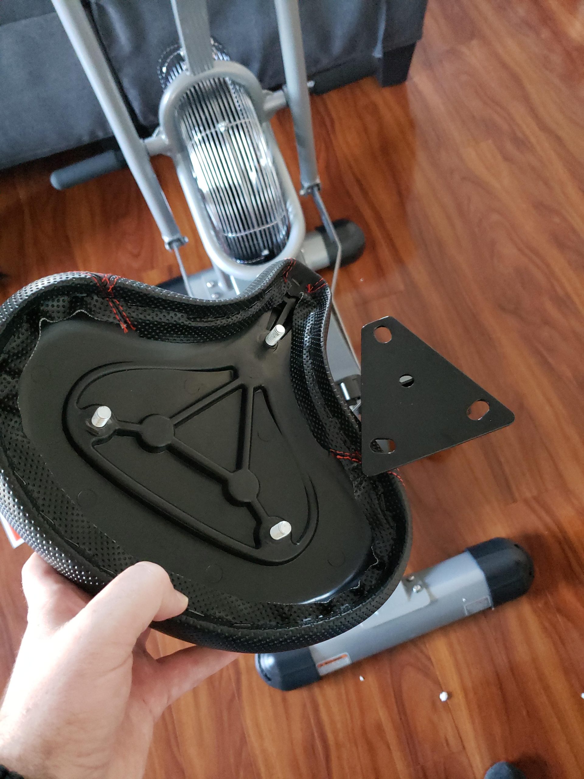 Marcy Air-Resistance Exercise Fan Bike With Dual Action Handlebars customer photo 2