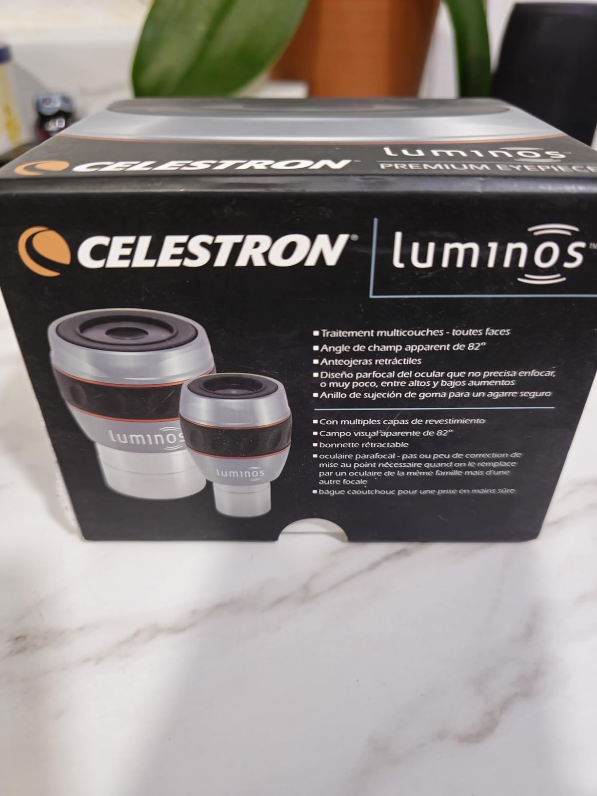 Celestron Luminos 7mm 1.25 inch Eyepiece for High-Power Planetary Viewing | High-Power Moon & Planet Views, 82 Degree Ultra-Wide FOV, Twist-Up Eyecup, Fully Multi-Coated Optics, Retractable Rubber Eyeguard customer photo 2