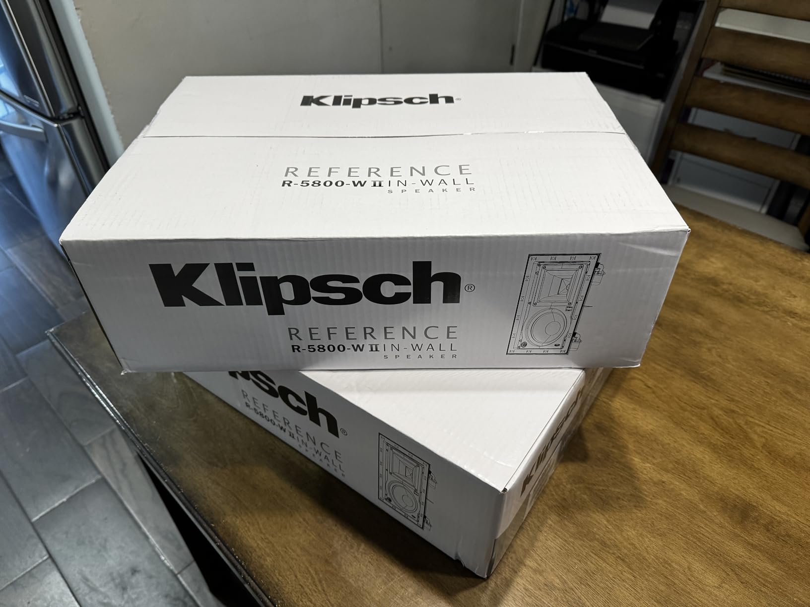 Klipsch R-5800-W II In-Wall Speaker - White (Each) customer photo 1