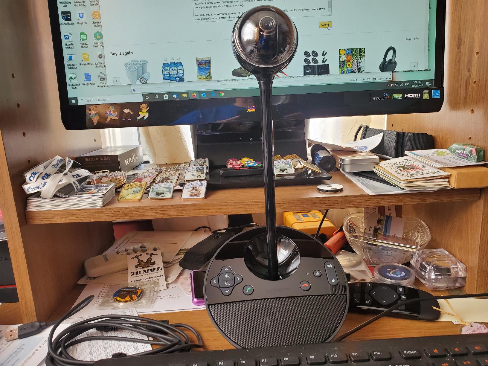 Logitech Conference Cam BCC950, 1080p Desktop Video Conferencing Webcam and Speakerphone customer photo 1