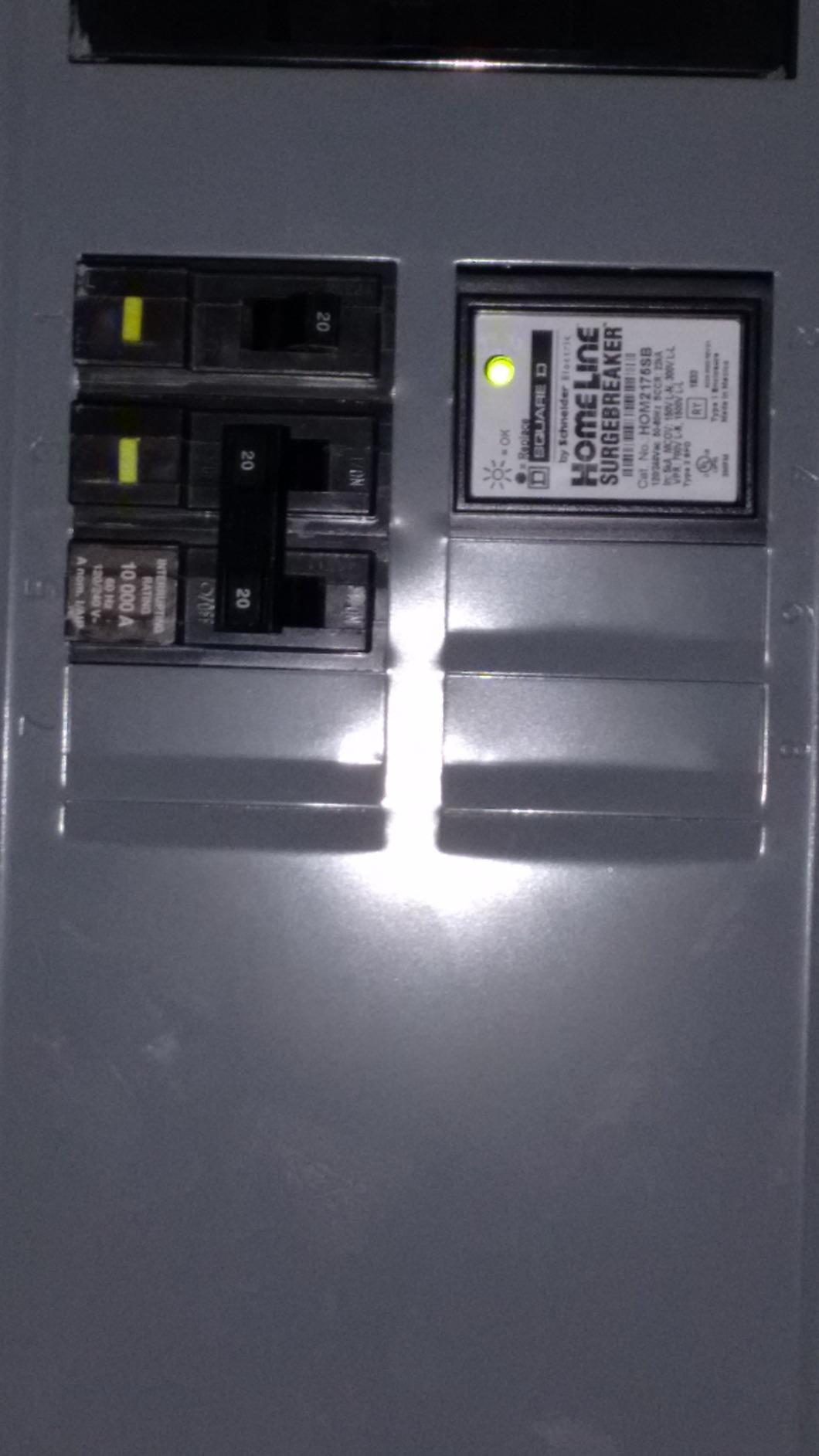 Square D by Schneider Electric HOM2175SB Homeline SurgeBreaker, Surge Protection Device, 25kA, 120/240V, 1-Phase, 3-Wire customer photo 2