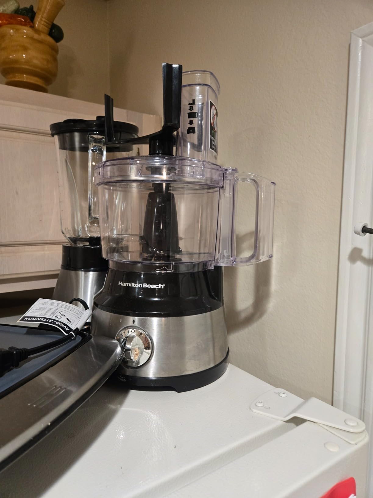 Hamilton Beach Food Processor & Vegetable Chopper for Slicing, Shredding, Mincing, and Puree, 10 Cups + Easy Clean Bowl Scraper, Stainless Steel (70730) customer photo 2