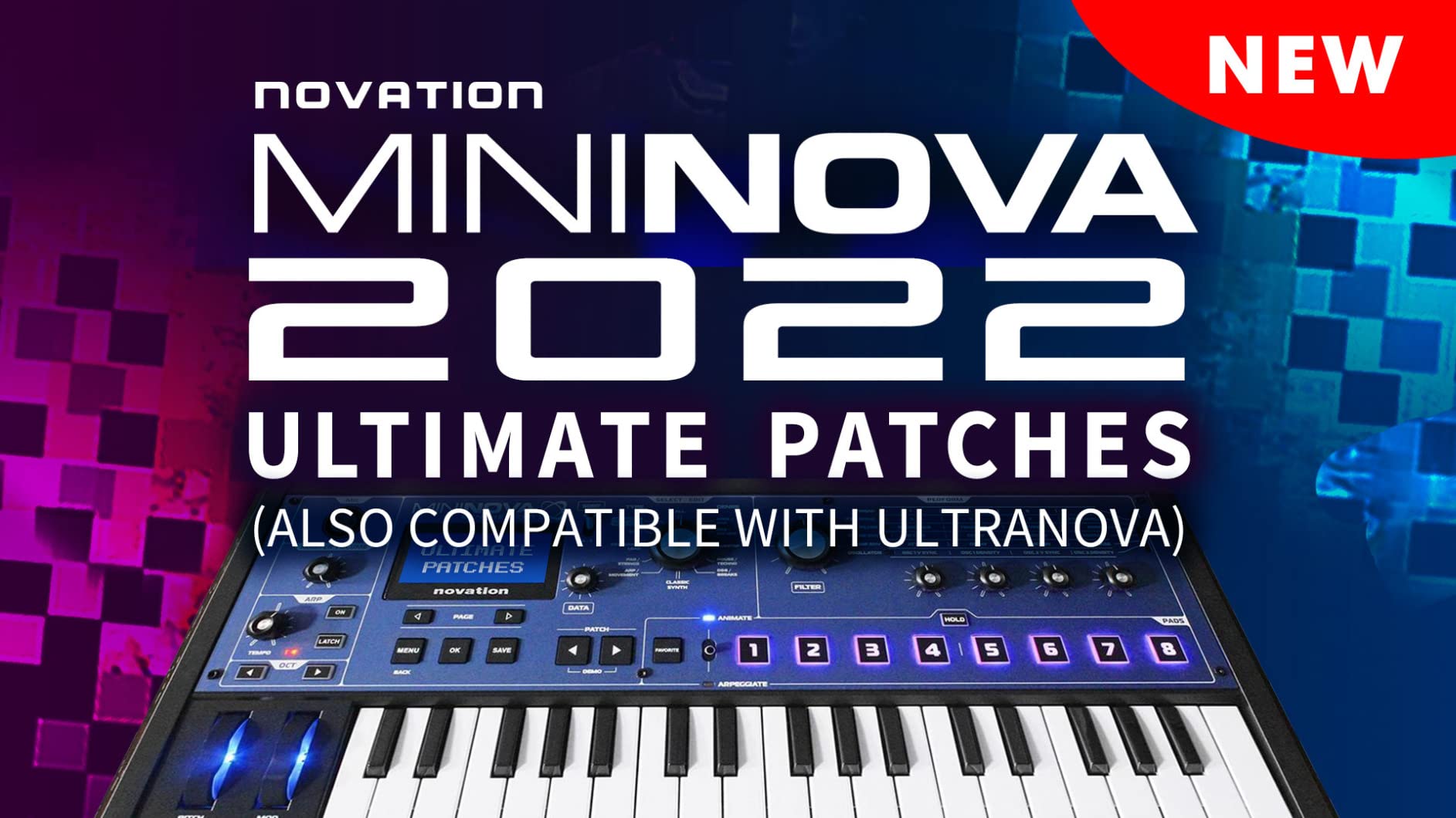Novation MiniNova Analog Modeling Synthesizer | USB, 37 Mini Keys, Analog Modeling, 18-Voice Polyphony, Built-In Vocoder, 256 Presets, 5 Effects Per Voice, Animate Buttons customer photo 1