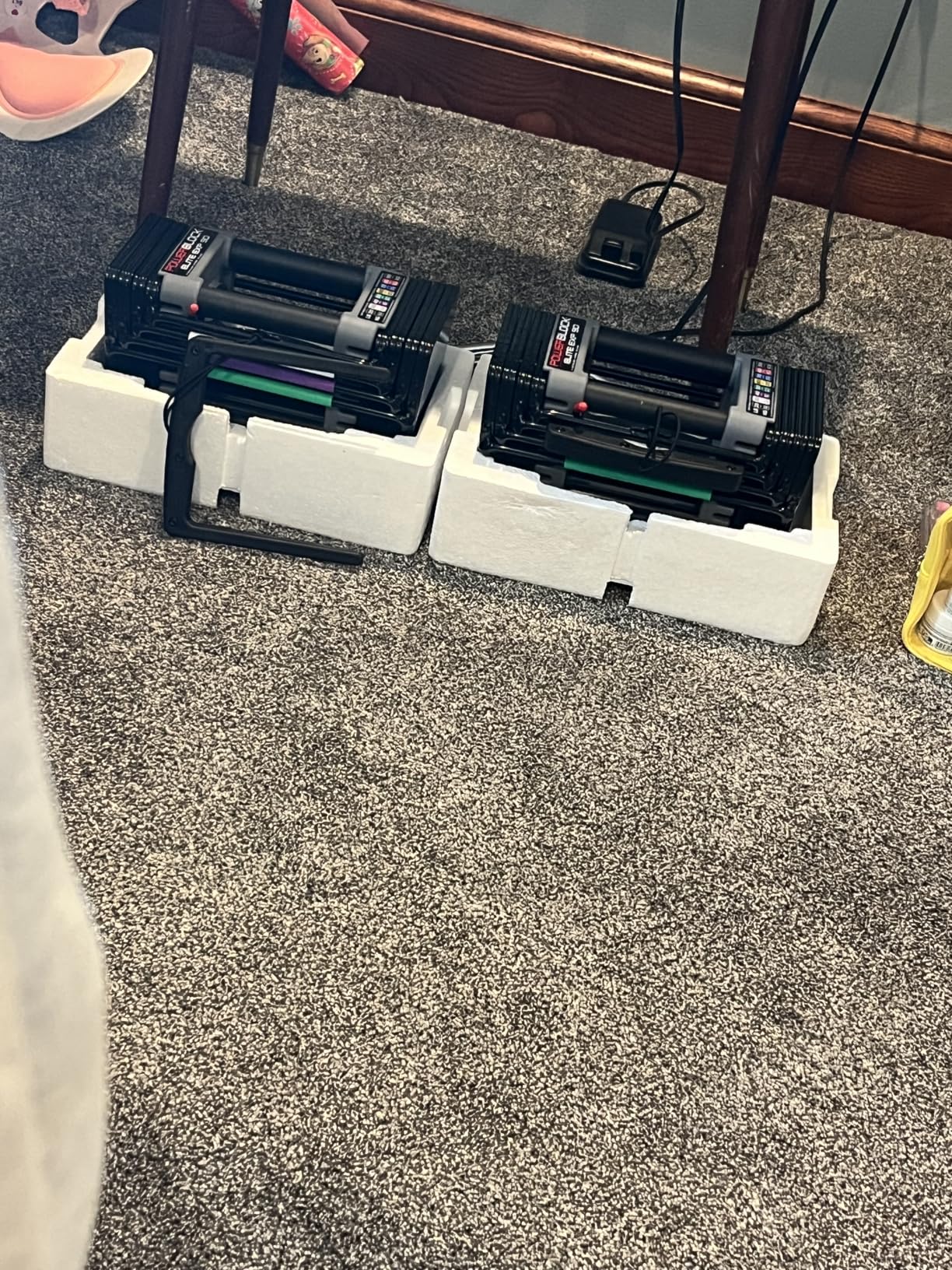 PowerBlock Elite EXP Adjustable Dumbbells, Sold in Pairs, Stage 1, 5-50 lb. Dumbbells, Durable Steel Build, Innovative Workout Equipment, All-in-One Dumbbells, Expandable with Expansion Kits customer photo 2