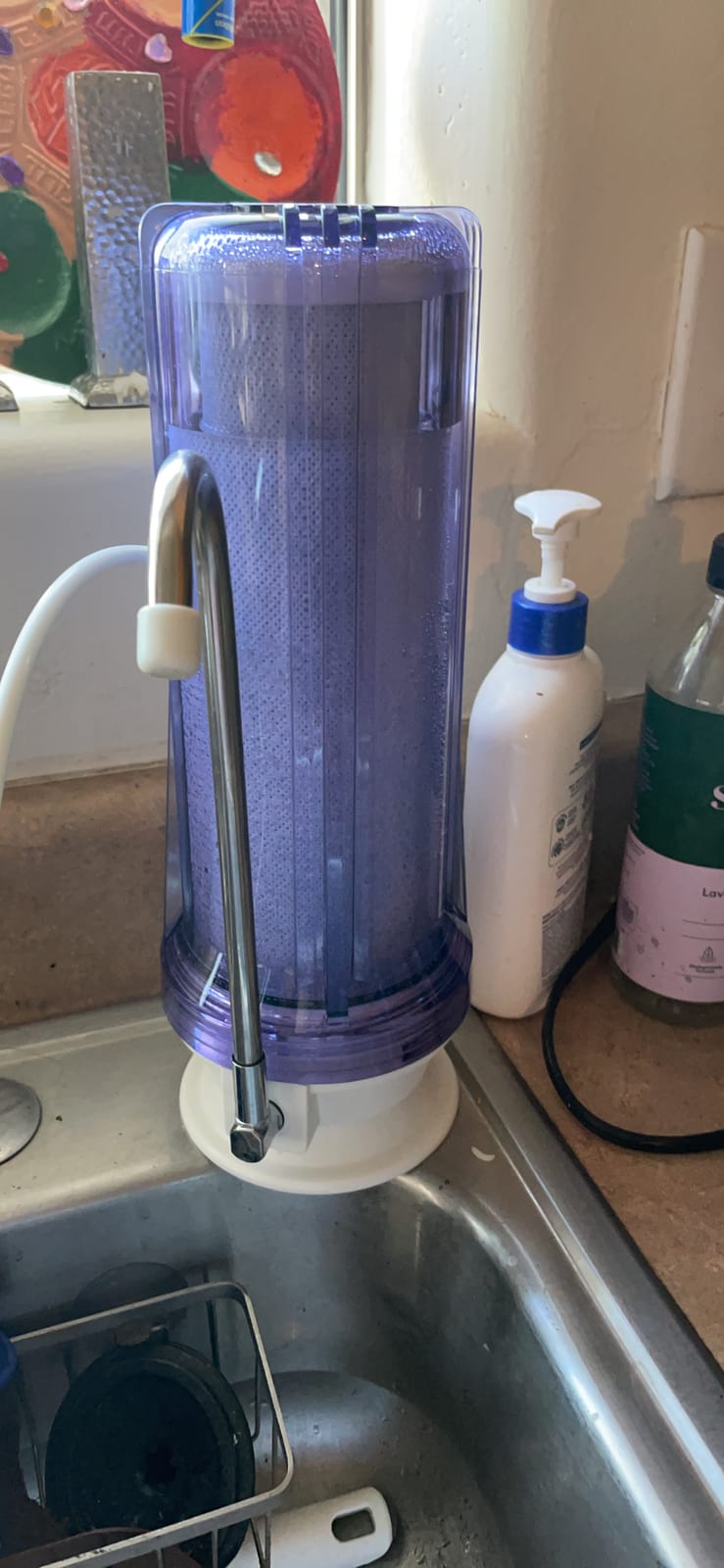iSpring CKC1C Chlorine Removal Countertop Water Filter System, 10000 Gal | NSF/ANSI Certified Water Filter for Sink Faucet, Reduces Sediment and Odor, 2.5
