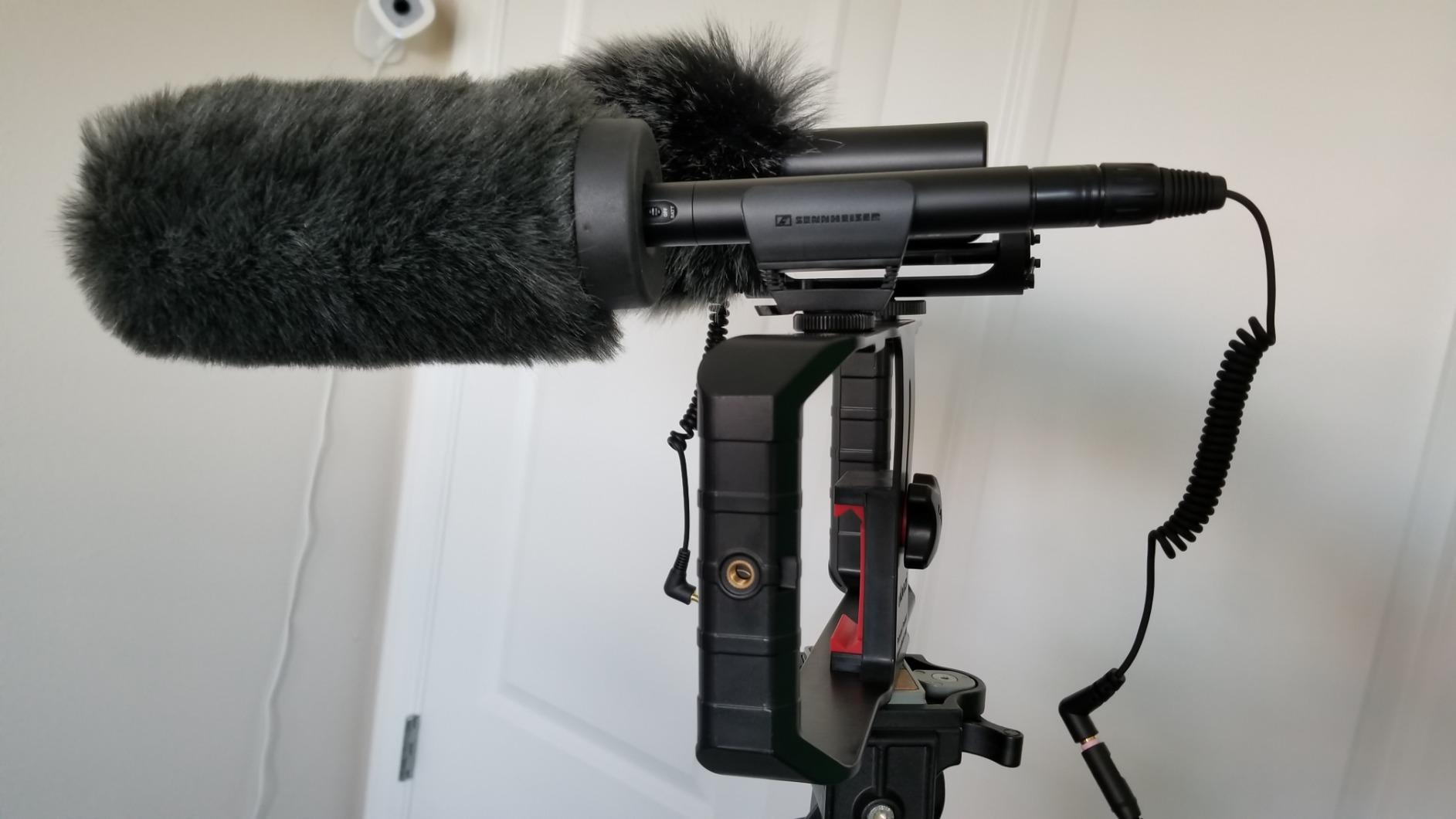 Sennheiser Pro Audio MKE600 Shotgun Microphone | Supercardioid with XLR-3M and Low-Cut Filter for Camcorders, Video DSLRs and Outdoor Recording customer photo 1