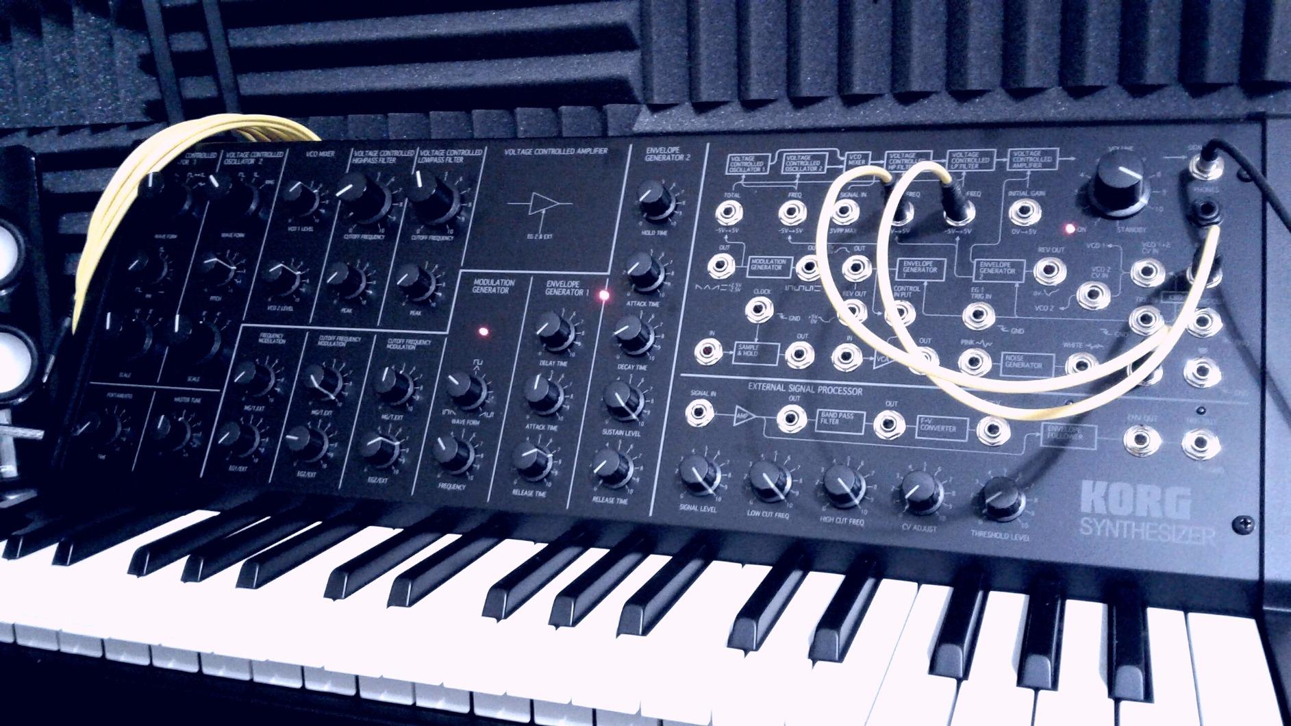 Korg MS20 Mini Semi-Modular Analog Synthesizer (MS20MINI), MultiColored, M customer photo 1
