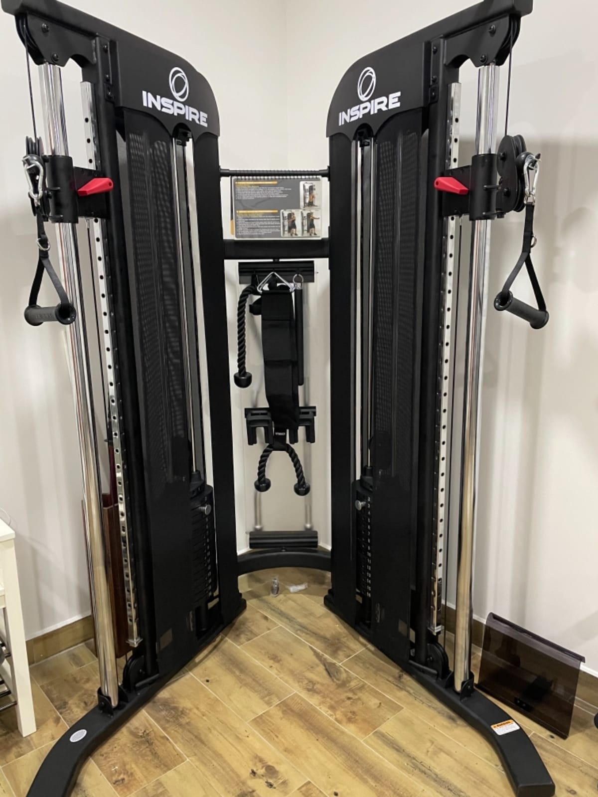 Inspire Fitness FT1 Functional Trainer, Compact at Home Workout Machine with Accessories, Two 165 lb Weight Stacks, Smooth Glide Cable Machine customer photo 1