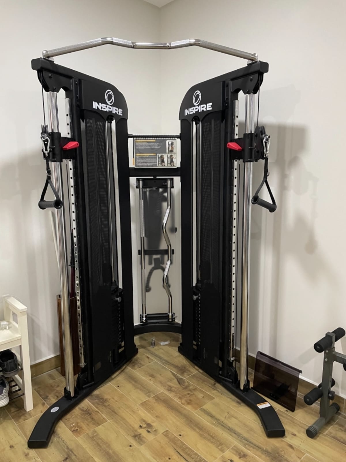 Inspire Fitness FT1 Functional Trainer, Compact at Home Workout Machine with Accessories, Two 165 lb Weight Stacks, Smooth Glide Cable Machine customer photo 2