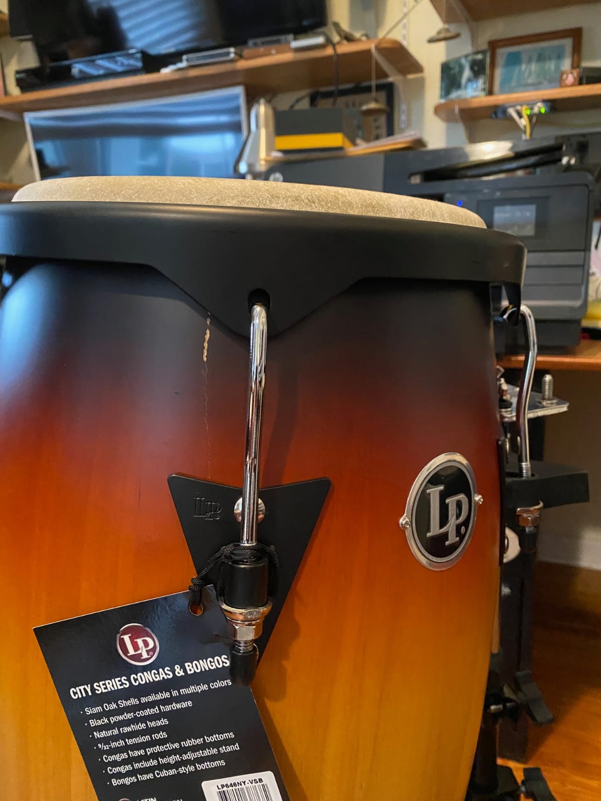 Latin Percussion LP City Wood Congas 10