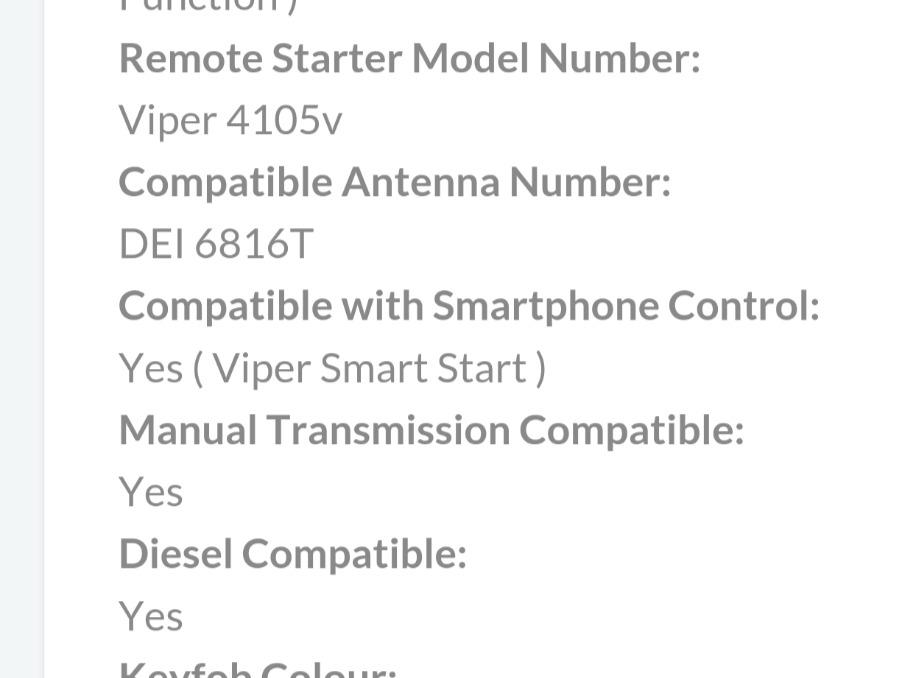 Viper 4105V 1-Way Remote Start System customer photo 2