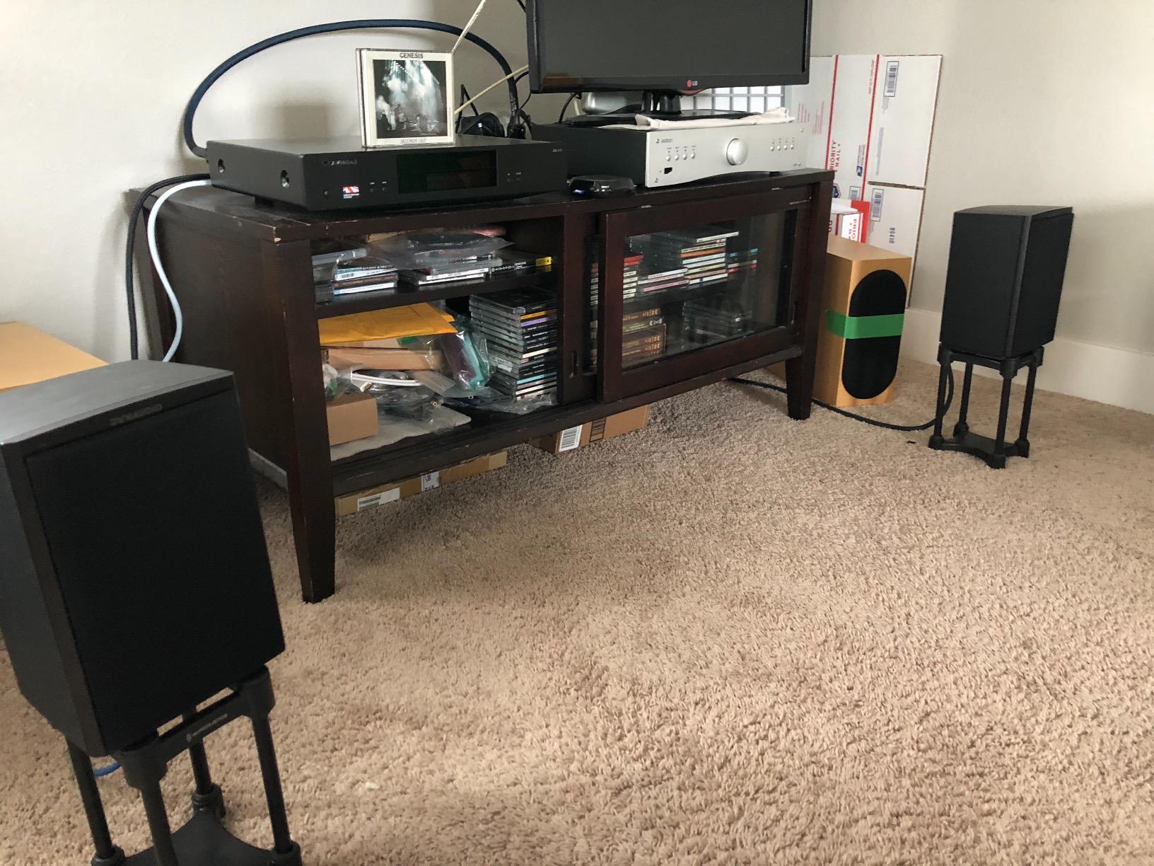 IsoAcoustics Iso-Stand Series Speaker Isolation Stands with Height & Tilt Adjustment: Iso-130 (5.1