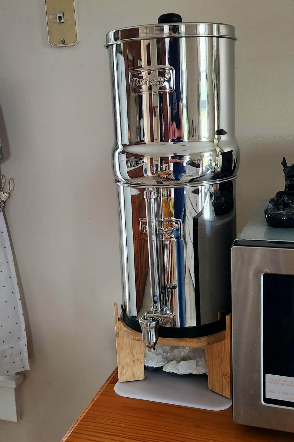 Big Berkey Gravity-Fed Stainless Steel Countertop Water Filter System 2.25 Gallon with 2 Authentic Black Berkey Elements BB9-2 Filters | Countertop Water Filter, Easy-to-Assemble customer photo 1