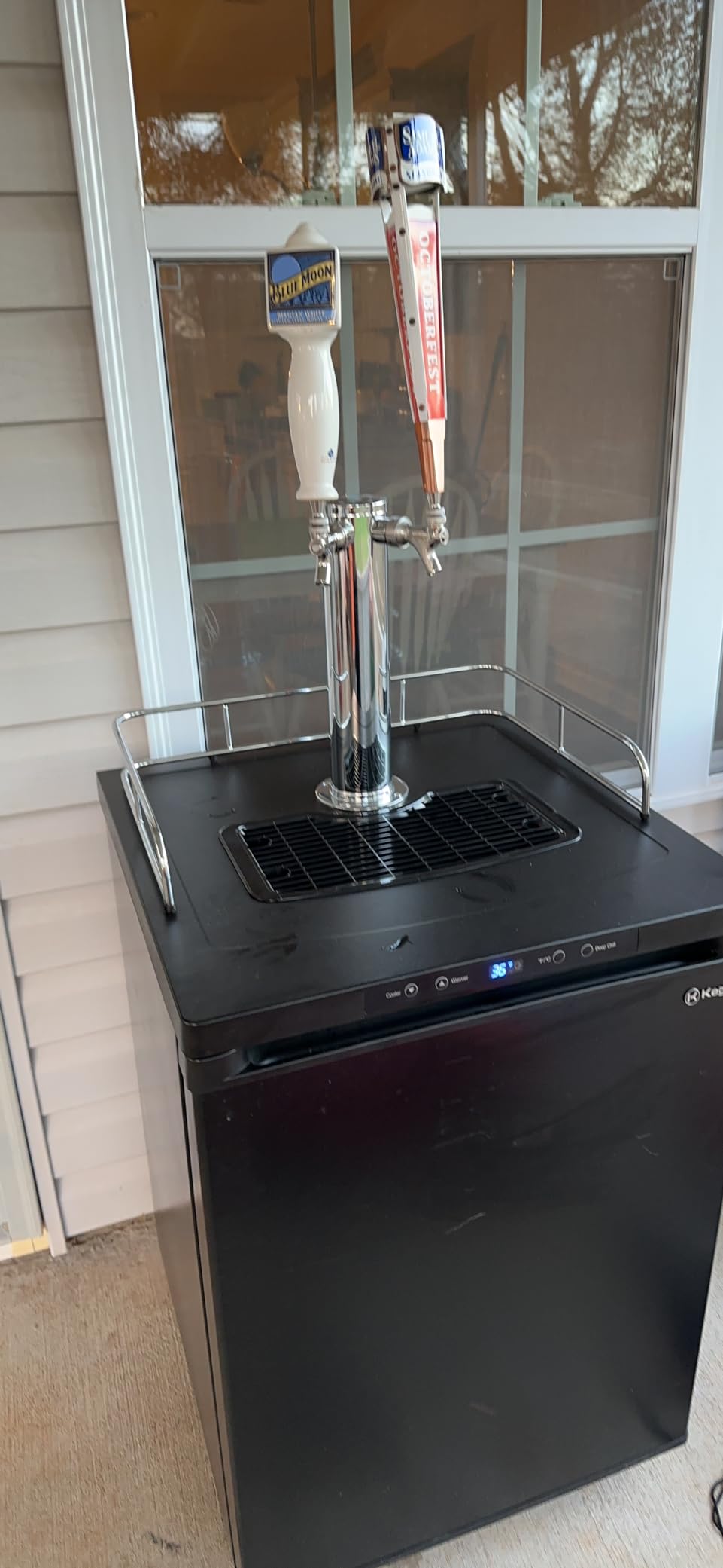 Kegco K309B-2 Double Faucet Digital Black Kegerator customer photo 1