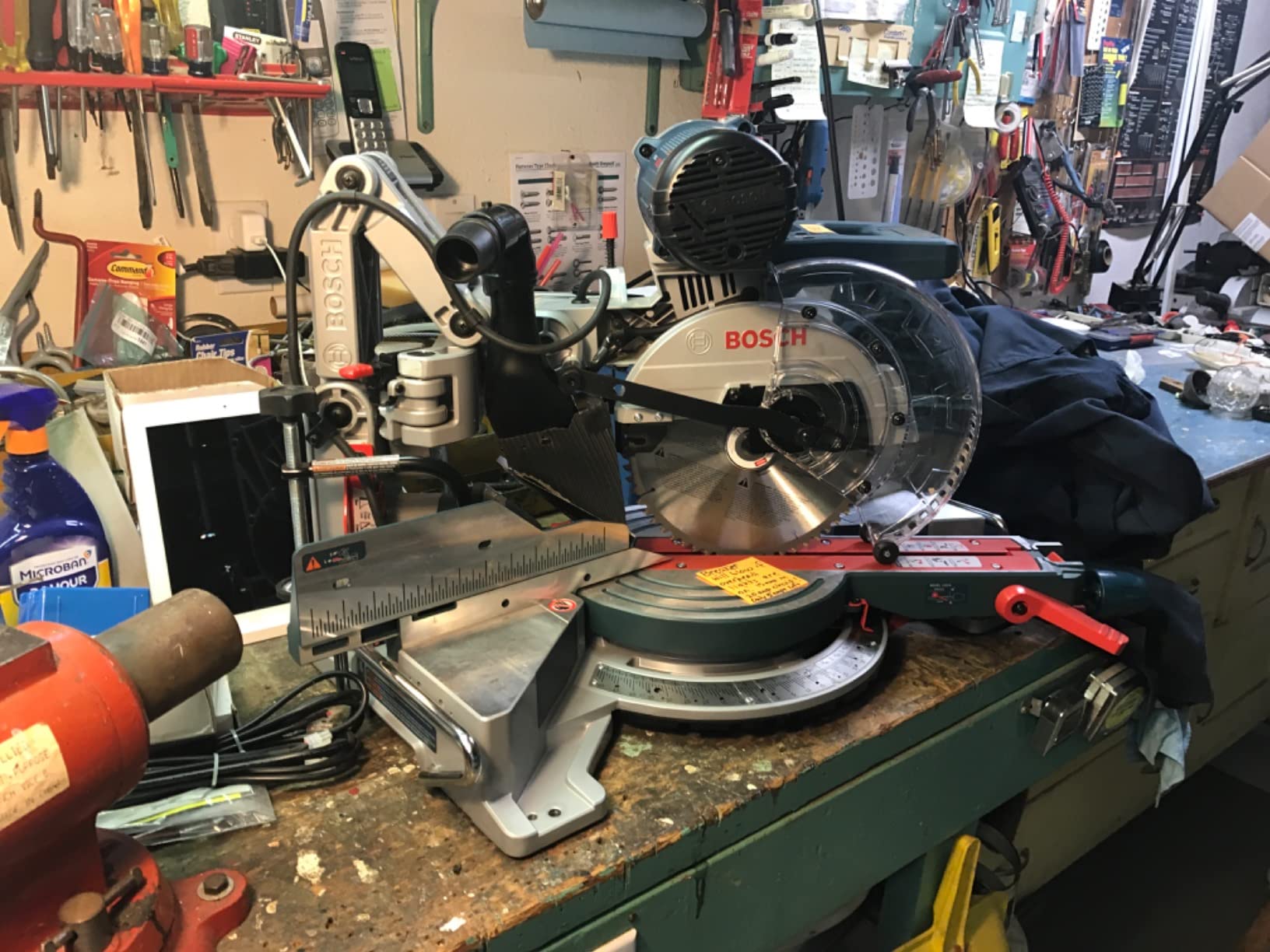 BOSCH CM10GD Compact Miter Saw - 15 Amp Corded 10 Inch Dual-Bevel Sliding Glide Miter Saw with 60-Tooth Carbide Saw Blade customer photo 1